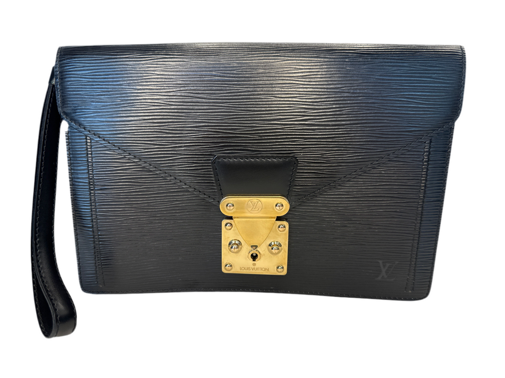 Louis Vuitton Epi Série Dragonne Clutch Bag – Black (Noir)