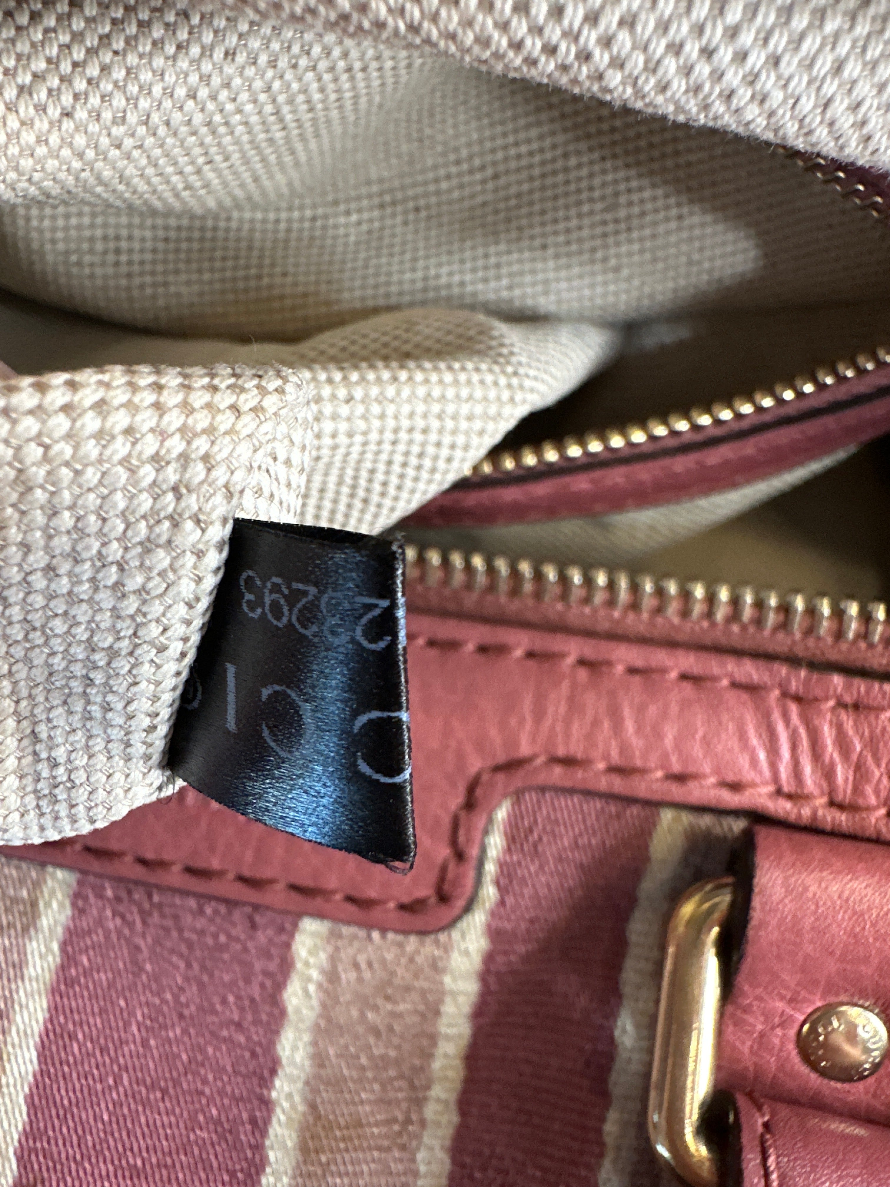 Vintage Gucci Rose Pink Leather Web Line Boston Speedy 2way Tote Bag with COA