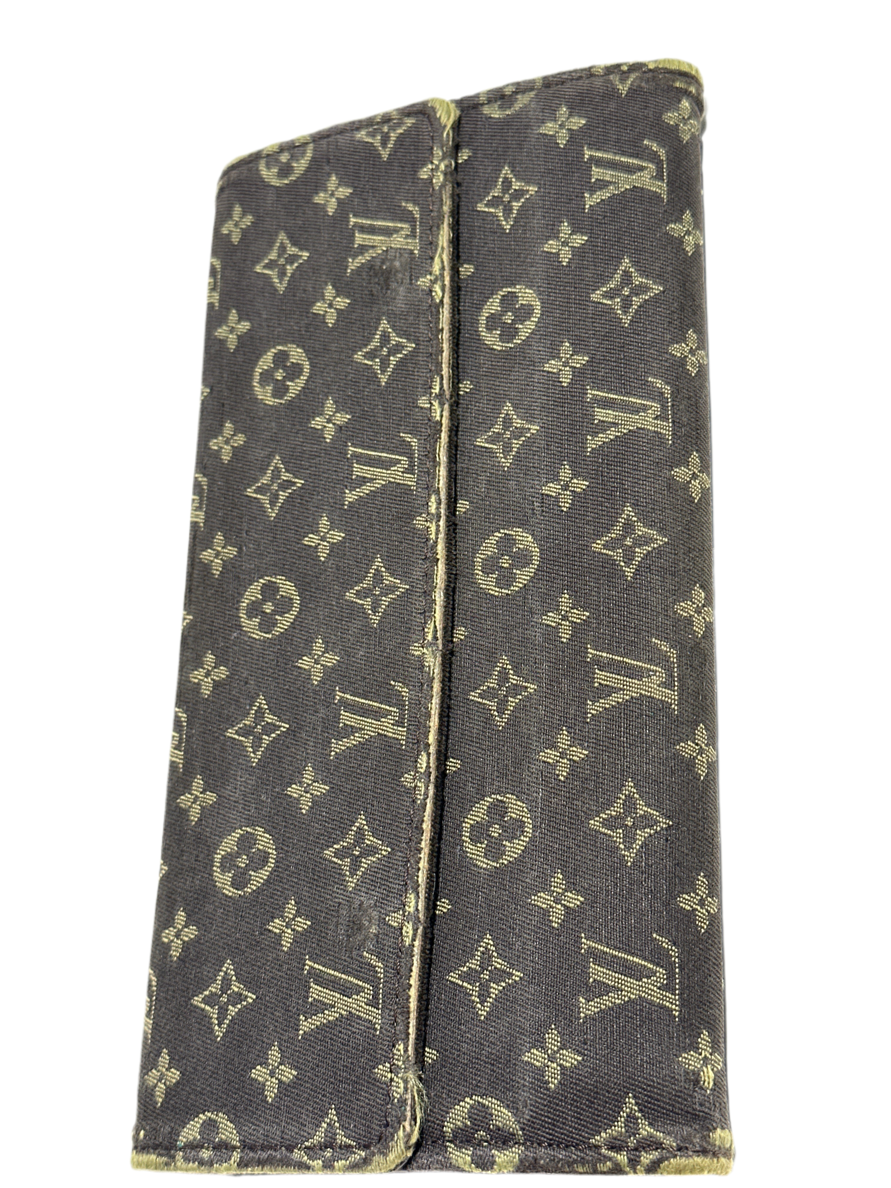 Vintage Louis Vuitton mini lin porte sarah long wallet