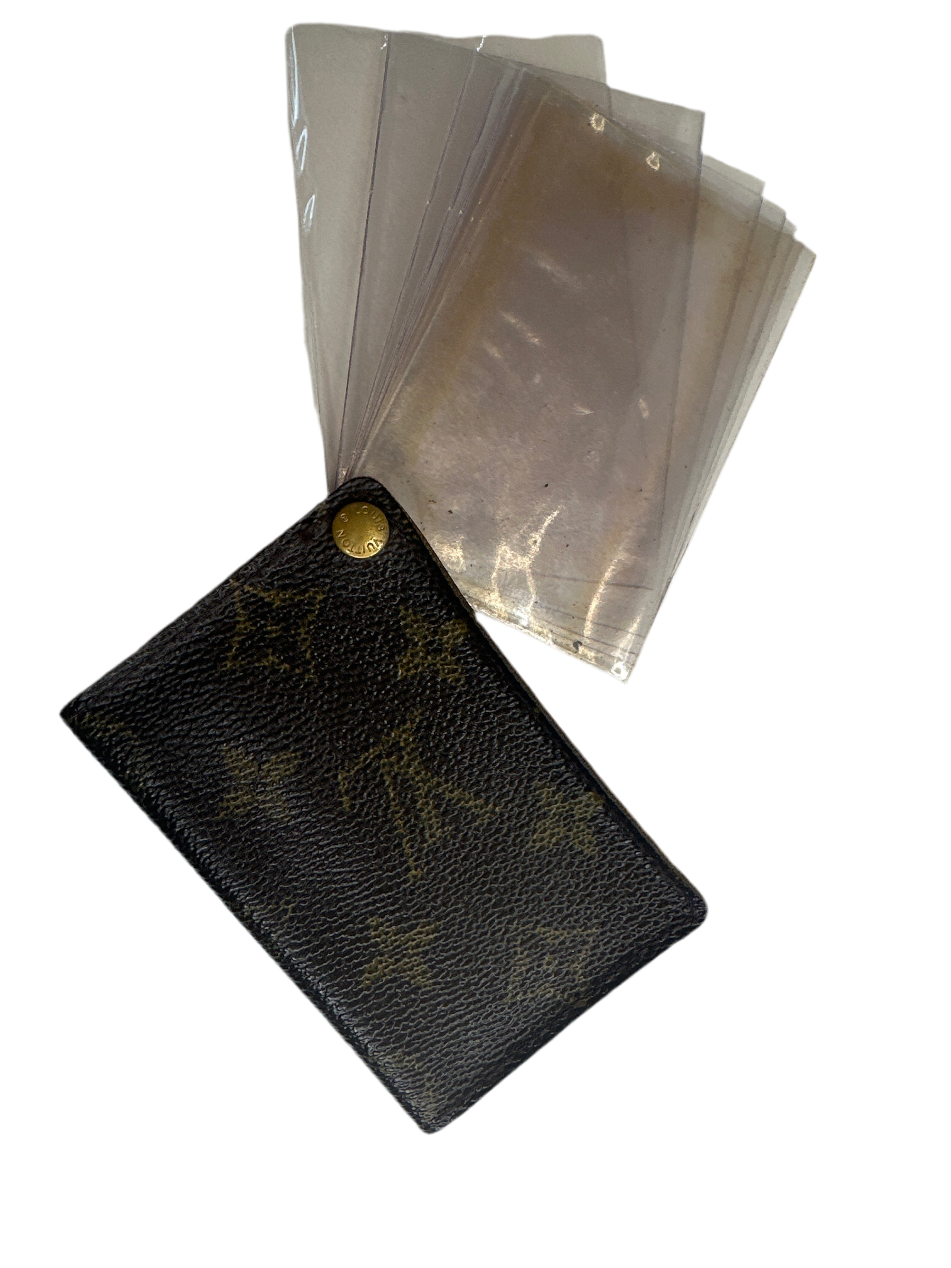 Vintage Louis Vuitton Porte Cartes Credit Pression Card Hold Case Monogram