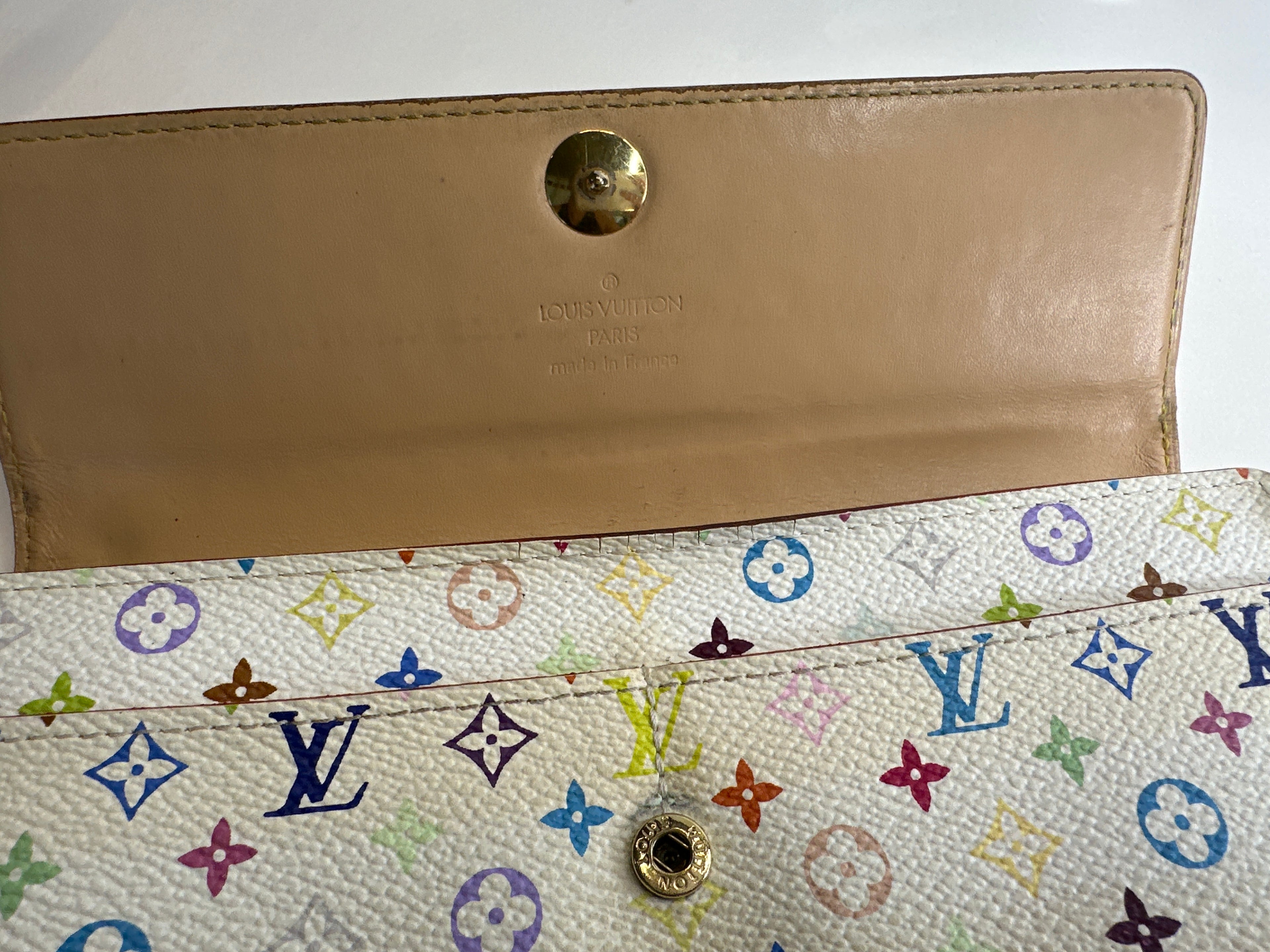 Vintage Louis Vuitton Sarah Multicolor Wallet – Includes Certificate of Authenticity (COA)