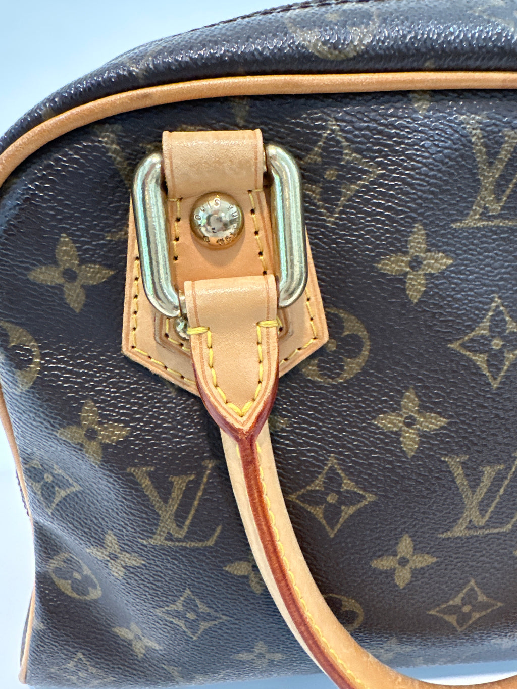 LOUIS VUITTON Monogram Canvas Manhattan PM Bag