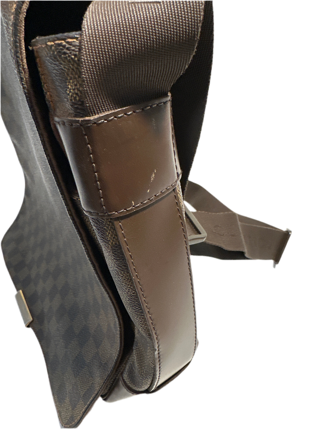 Louis Vuitton Damier Ebene Canvas and Leather Bastille Messenger