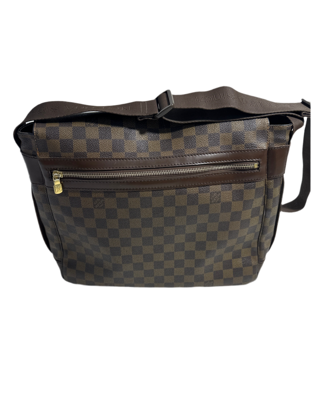 Louis Vuitton Damier Ebene Canvas and Leather Bastille Messenger