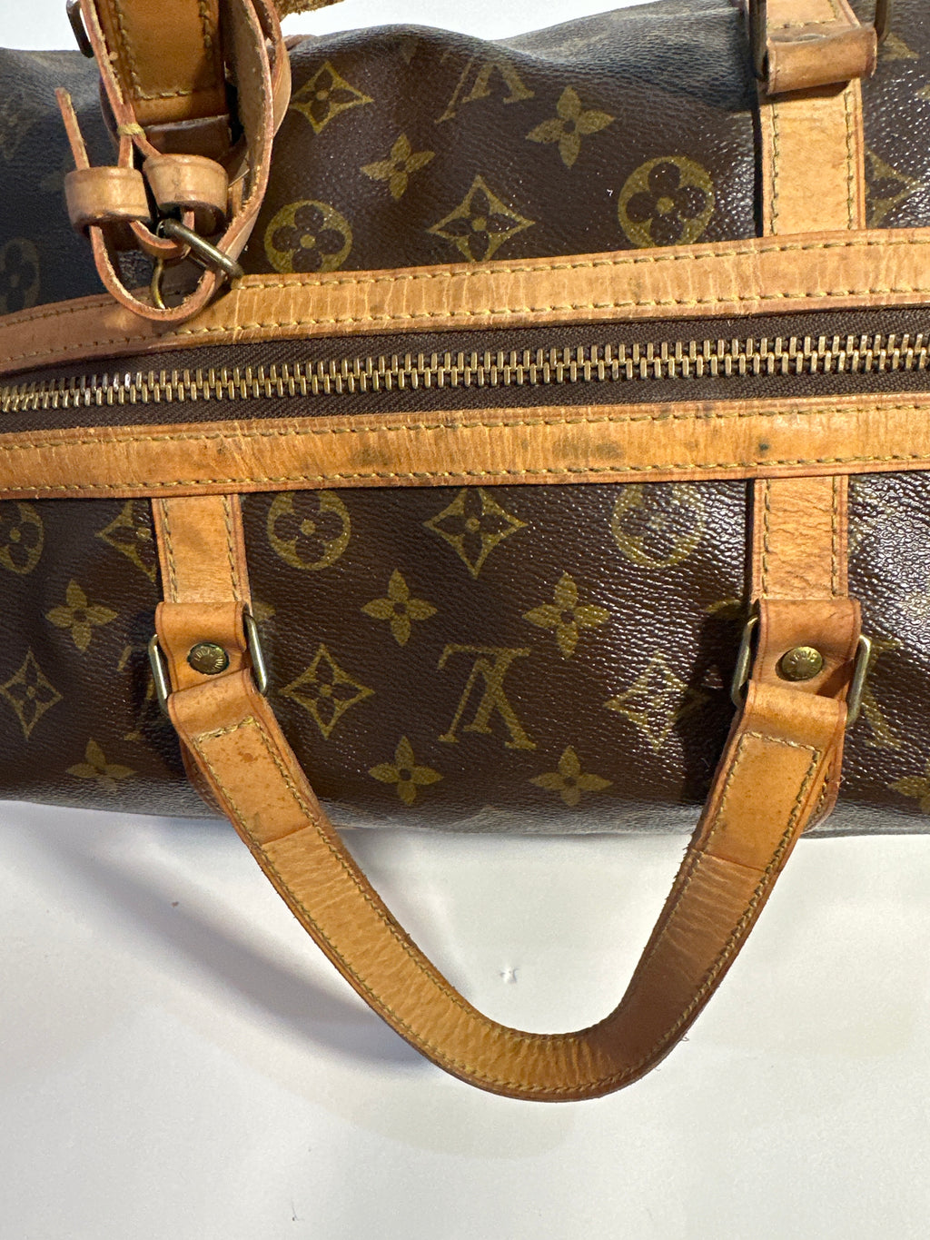 Vintage Louis Vuitton Monogram Sac Souple 35 Travel Bag