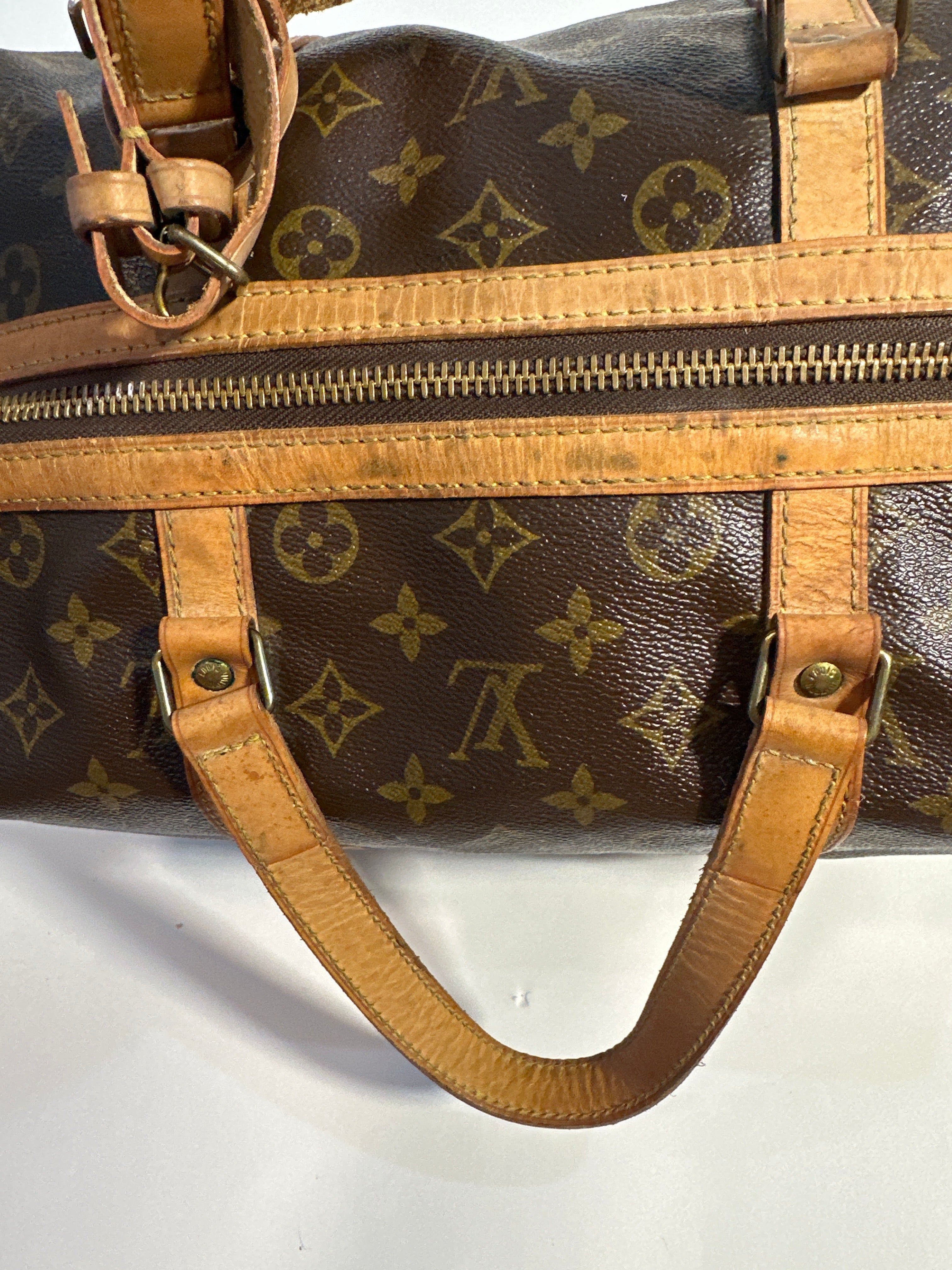 Vintage Louis Vuitton Monogram Sac Souple 35 Travel Bag