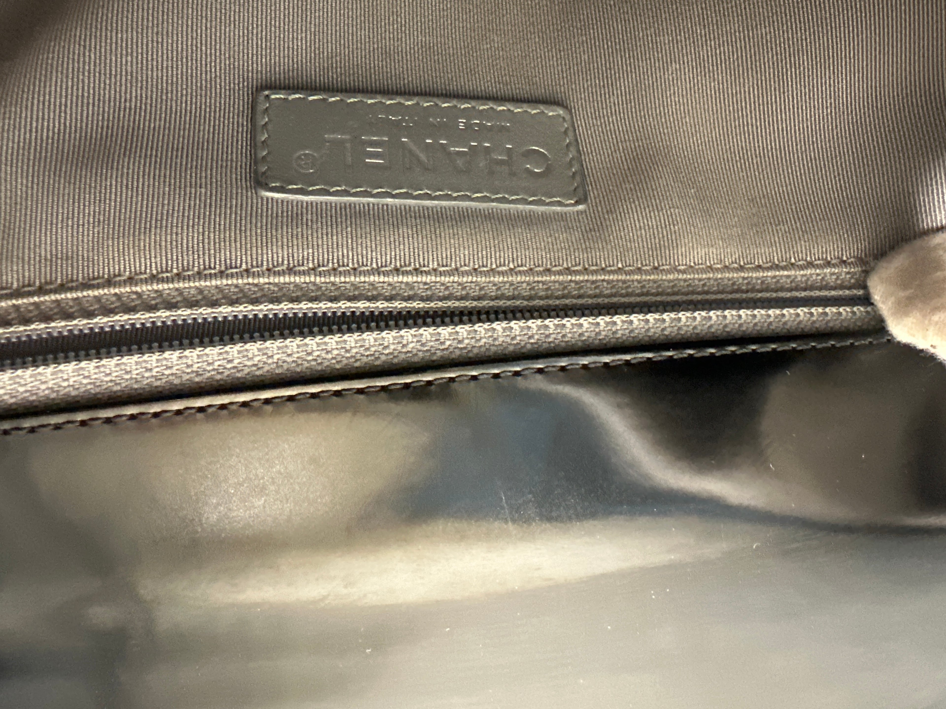 Chanel Reverso Boy Flap Bag Glazed Calfskin Large