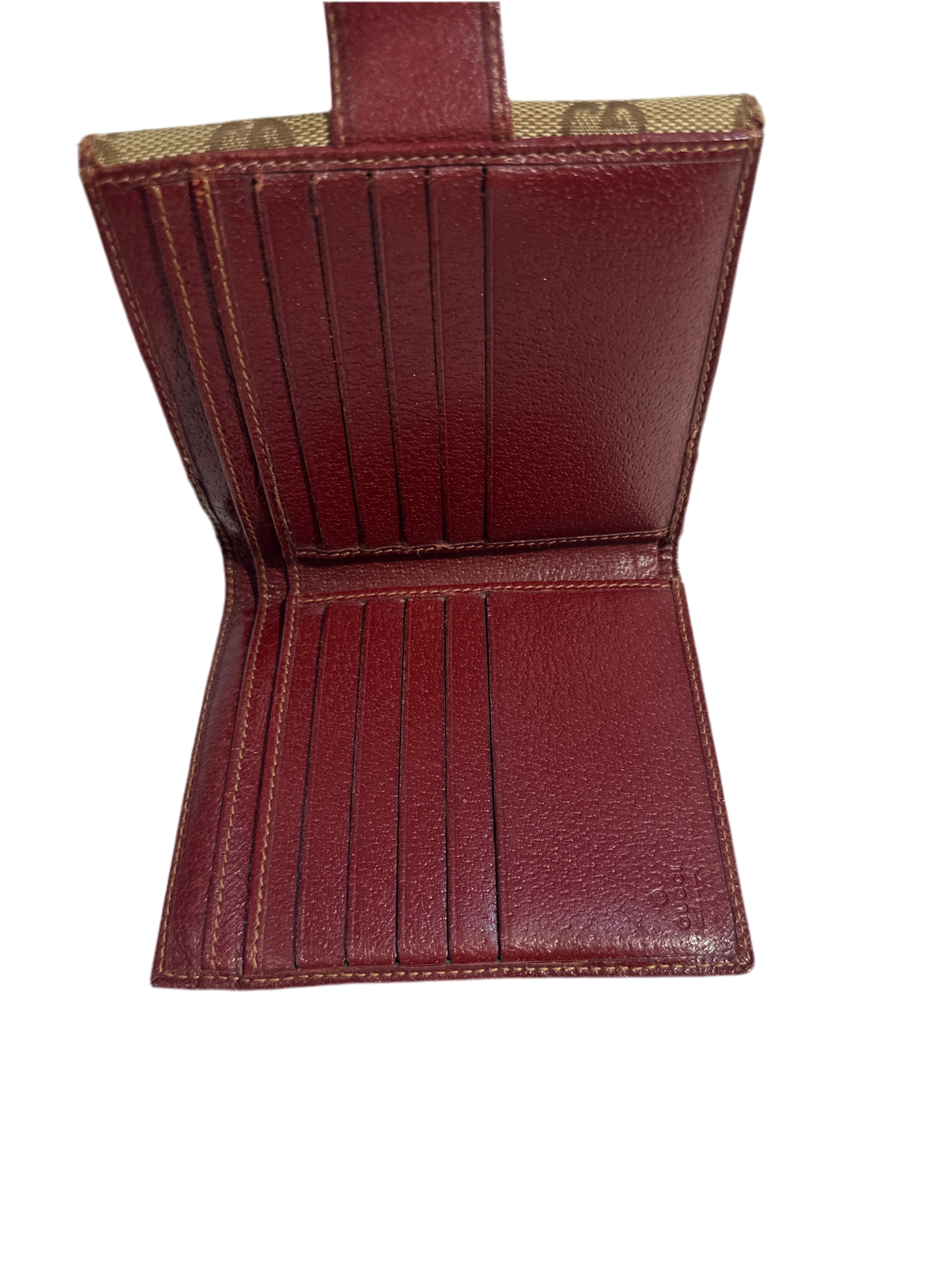 Gucci GG Canvas Compact Wallet