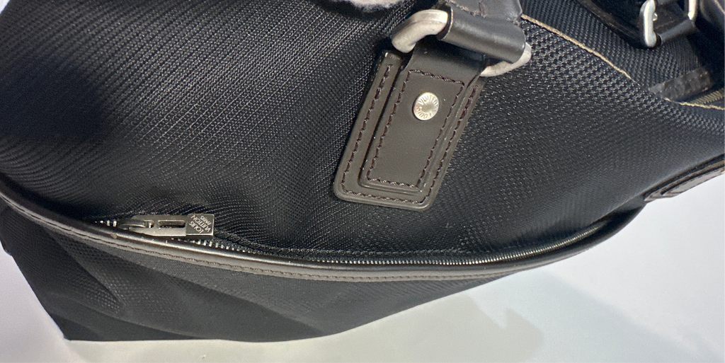 Louis Vuitton Cougar Damier Jean Tote Bag Black Brown with COA