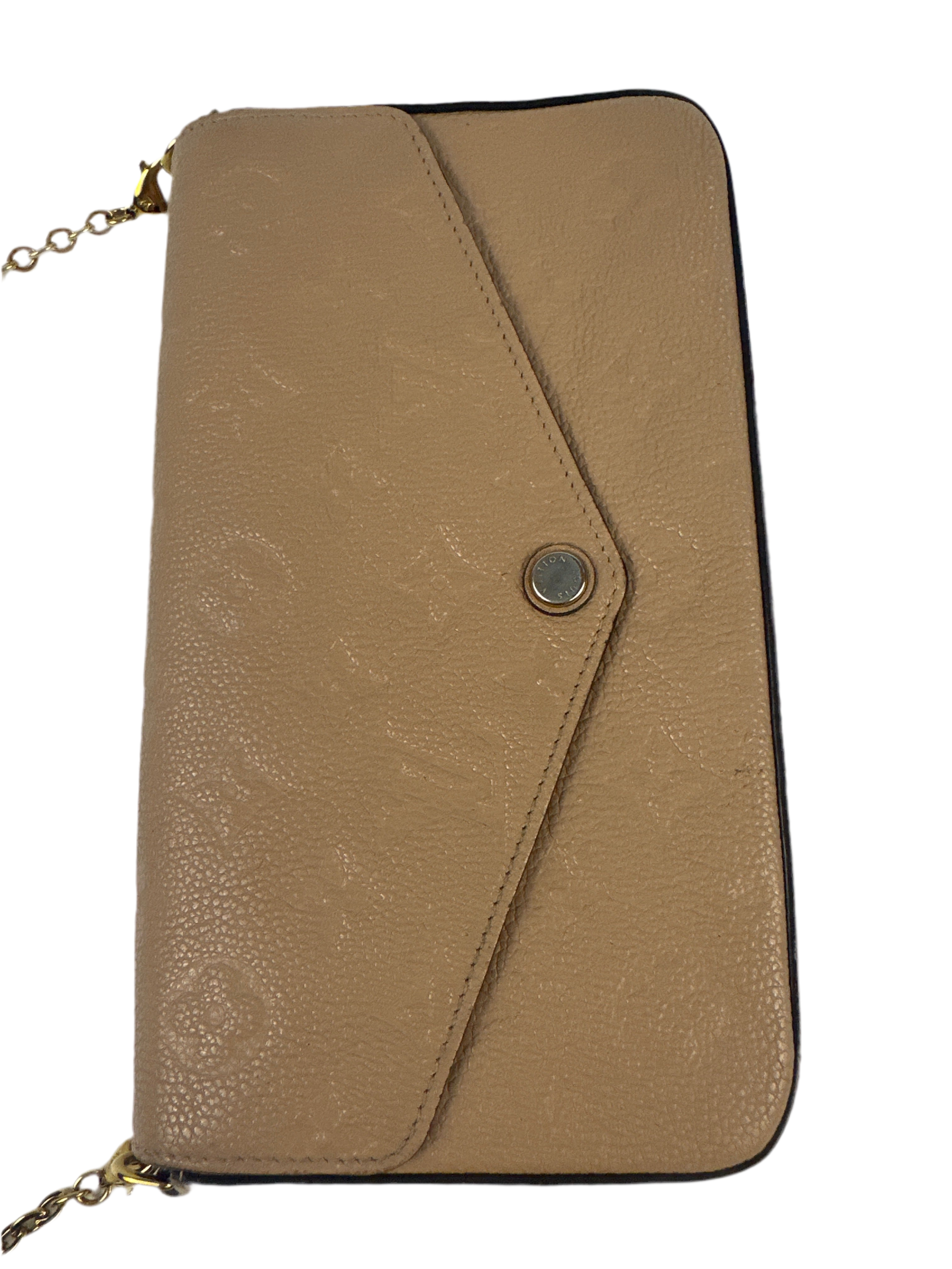 Louis Vuitton Pochette Félicie Monogram Empreinte Leather- Turtle Dove