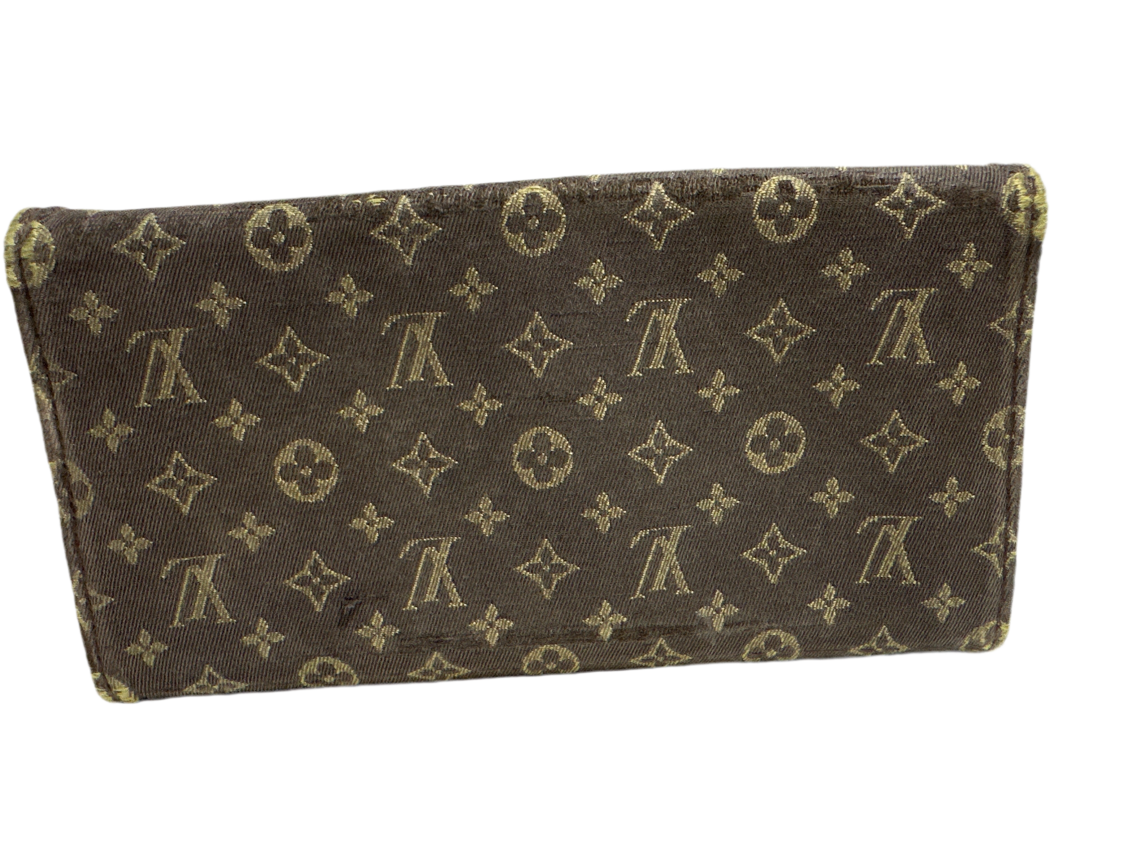 Vintage Louis Vuitton mini lin porte sarah long wallet