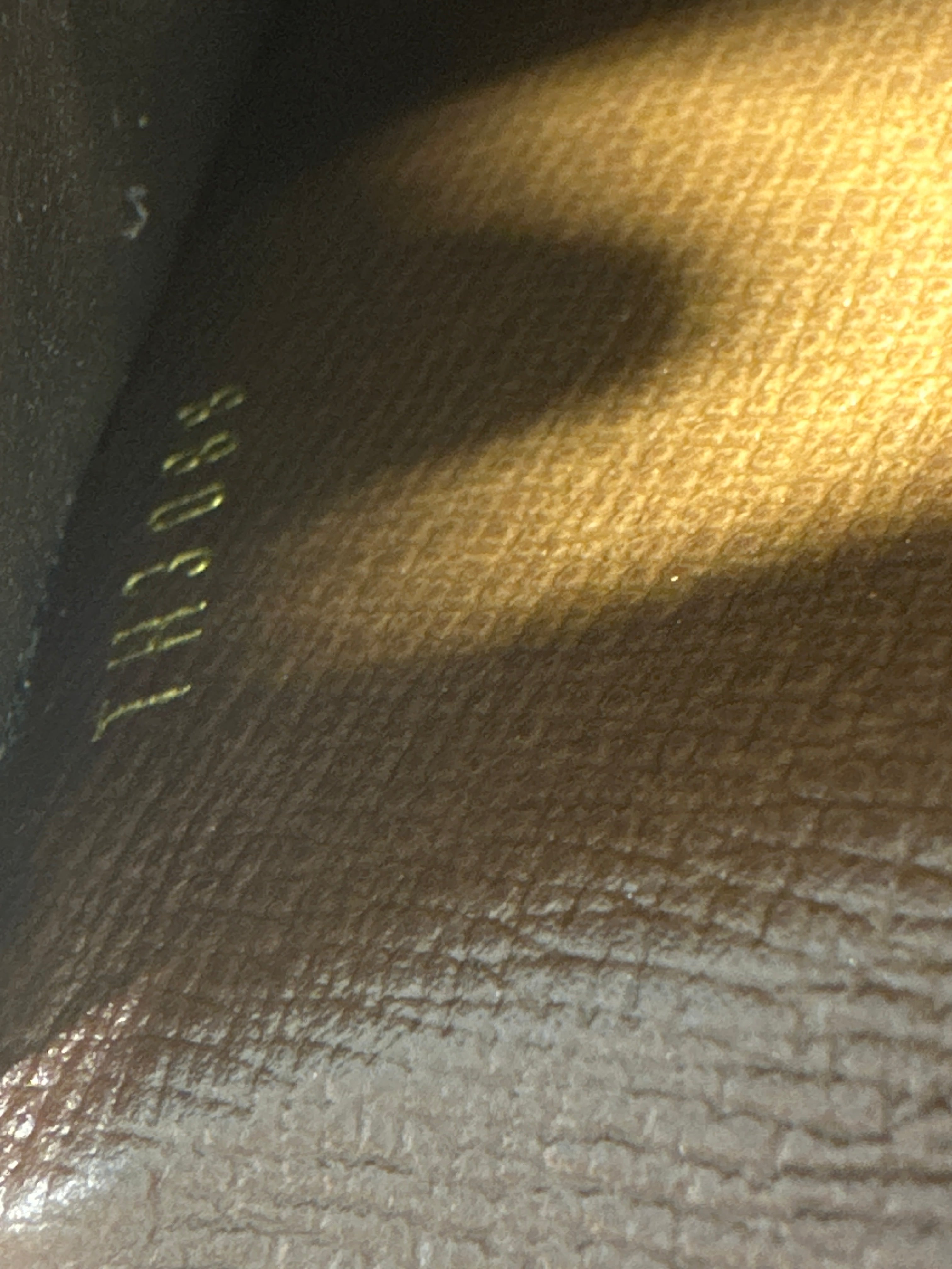 Vintage Louis Vuitton mini lin porte sarah long wallet