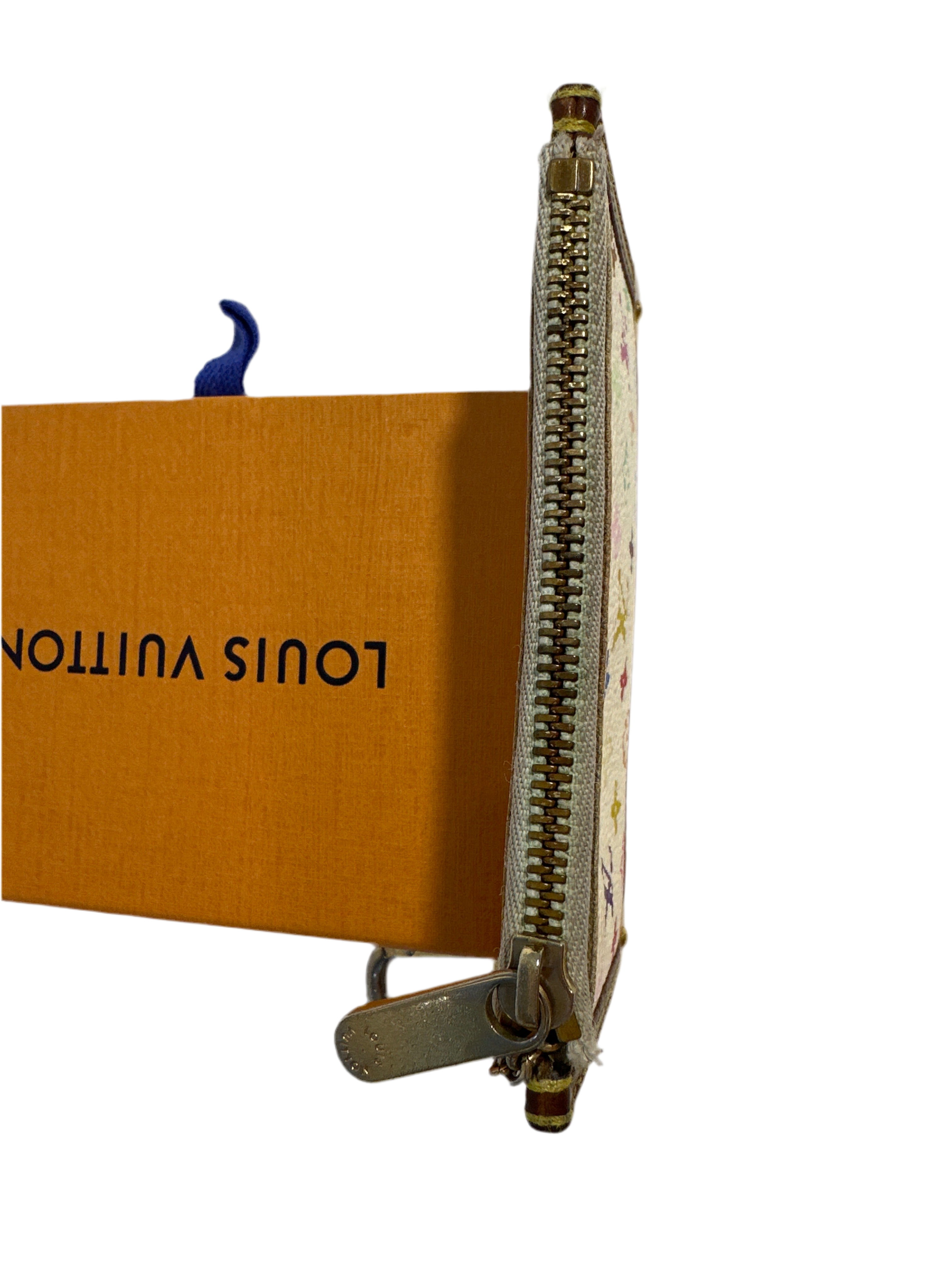 Vintage LOUIS VUITTON Limited Edition Monogram Multicolor pochette Cles/pouch