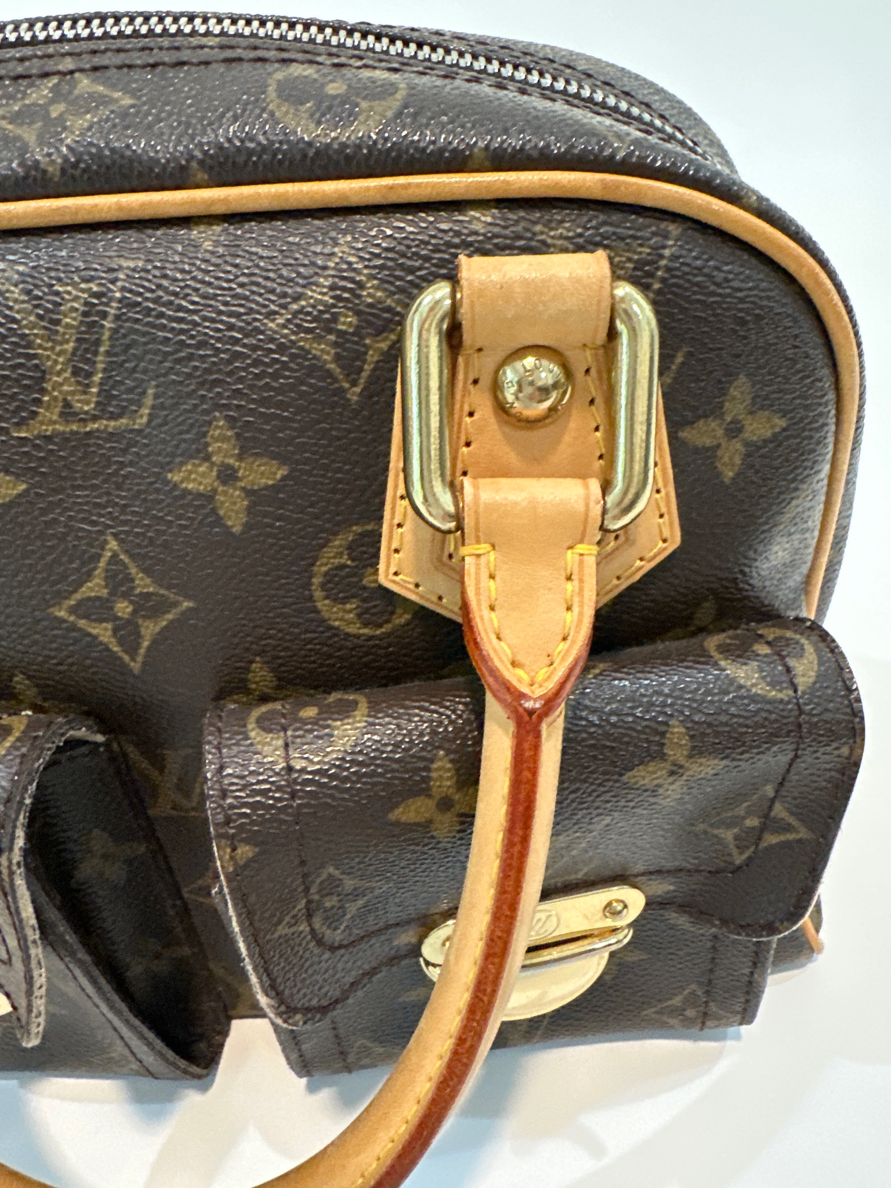 LOUIS VUITTON Monogram Canvas Manhattan PM Bag