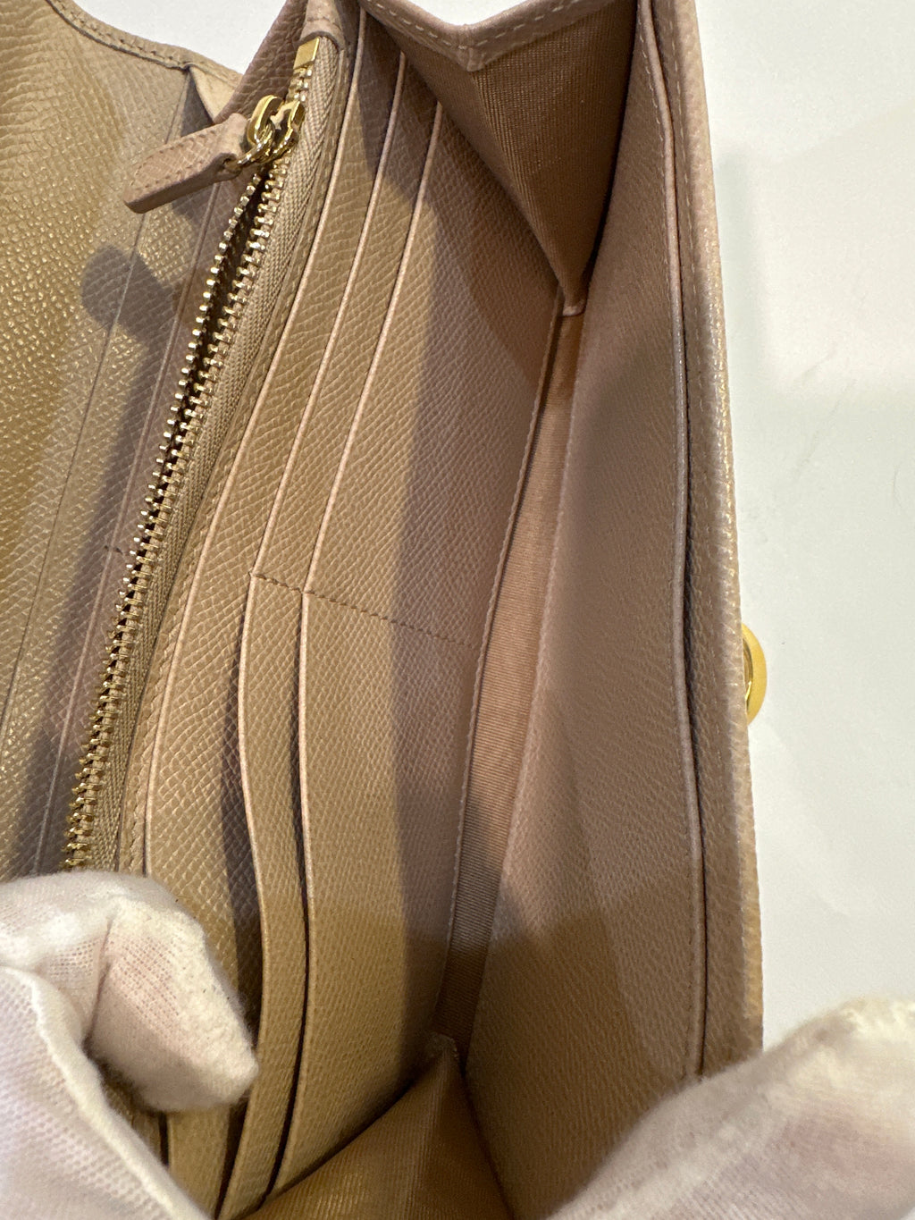 Salvatore Ferragamo Wallet with Hanging ID Tag