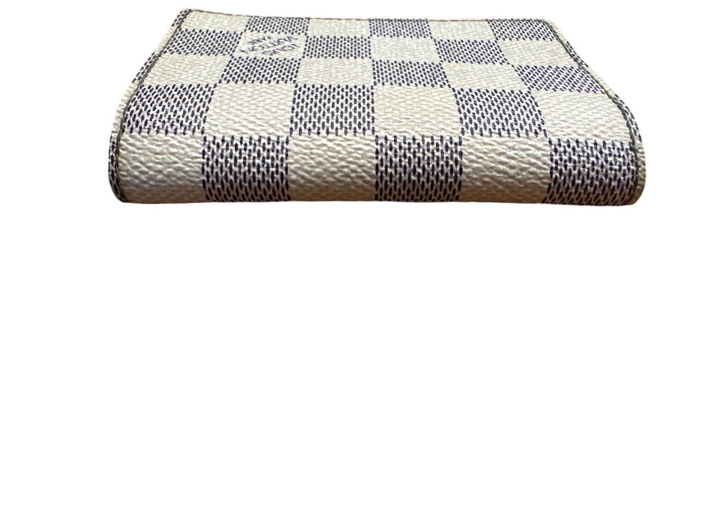 Vintage Louis Vuitton Damier Azur Canvas Envelope Business Card Holder 2007