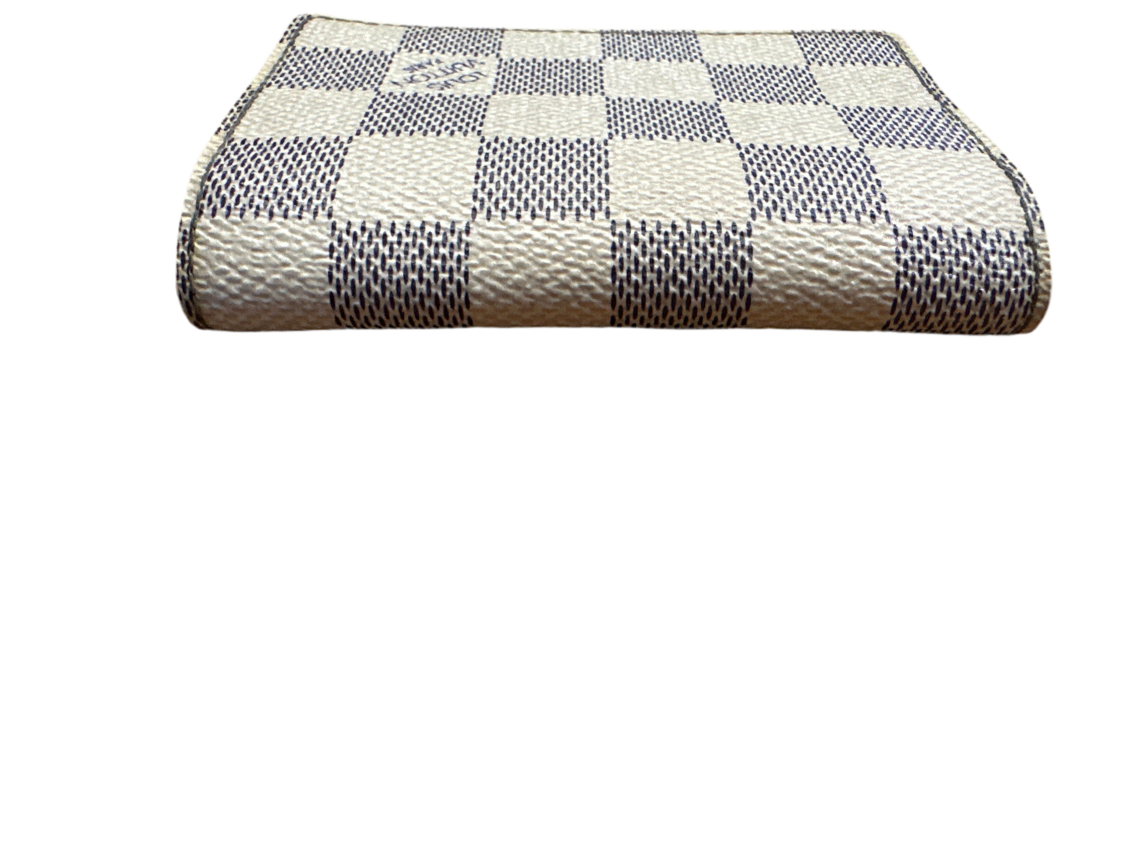 Vintage Louis Vuitton Damier Azur Canvas Envelope Business Card Holder 2007