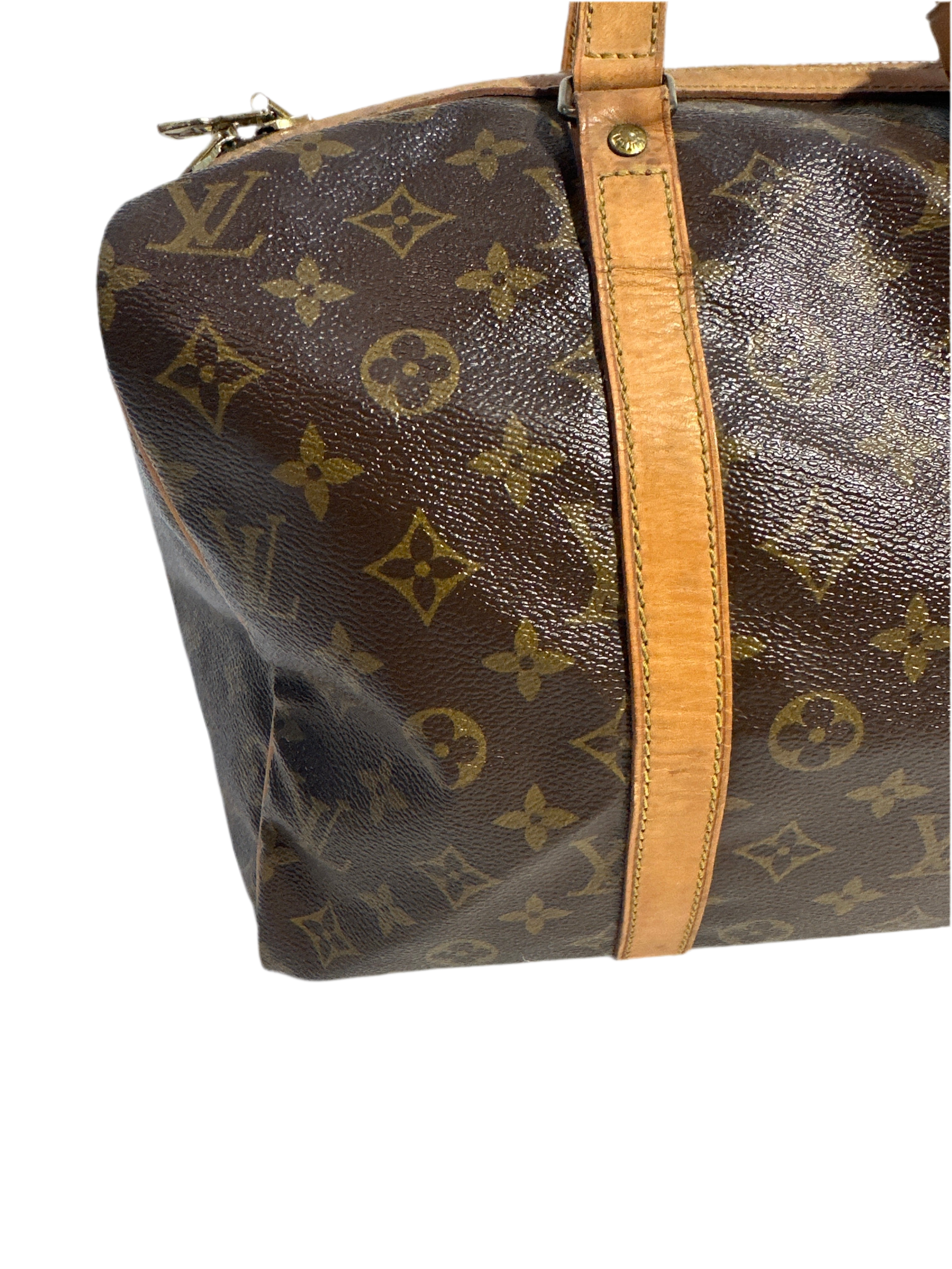 Vintage Louis Vuitton Monogram Sac Souple 35 Travel Bag