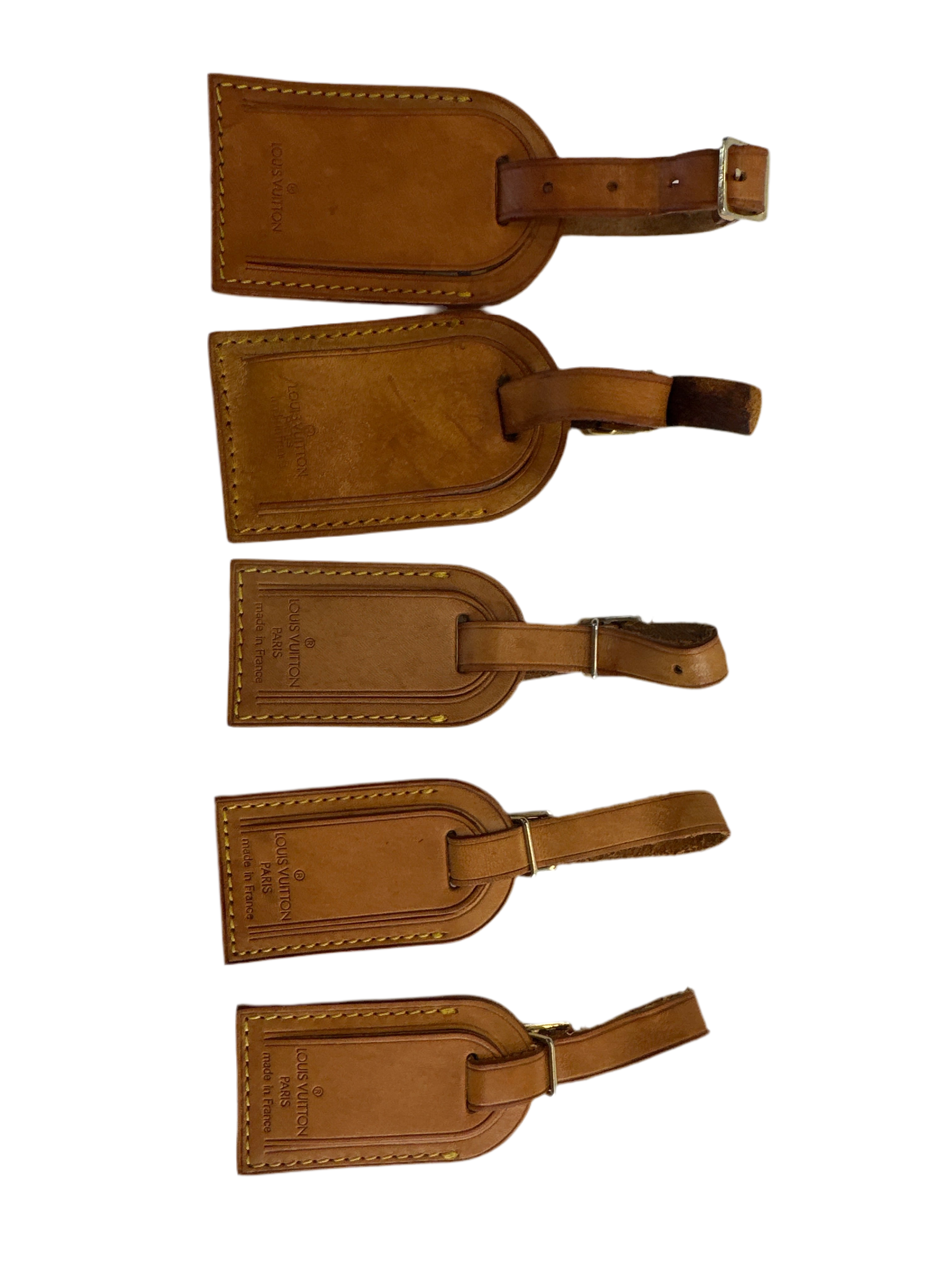 Set of 5 Louis Vuitton Tags (2 different sizes)