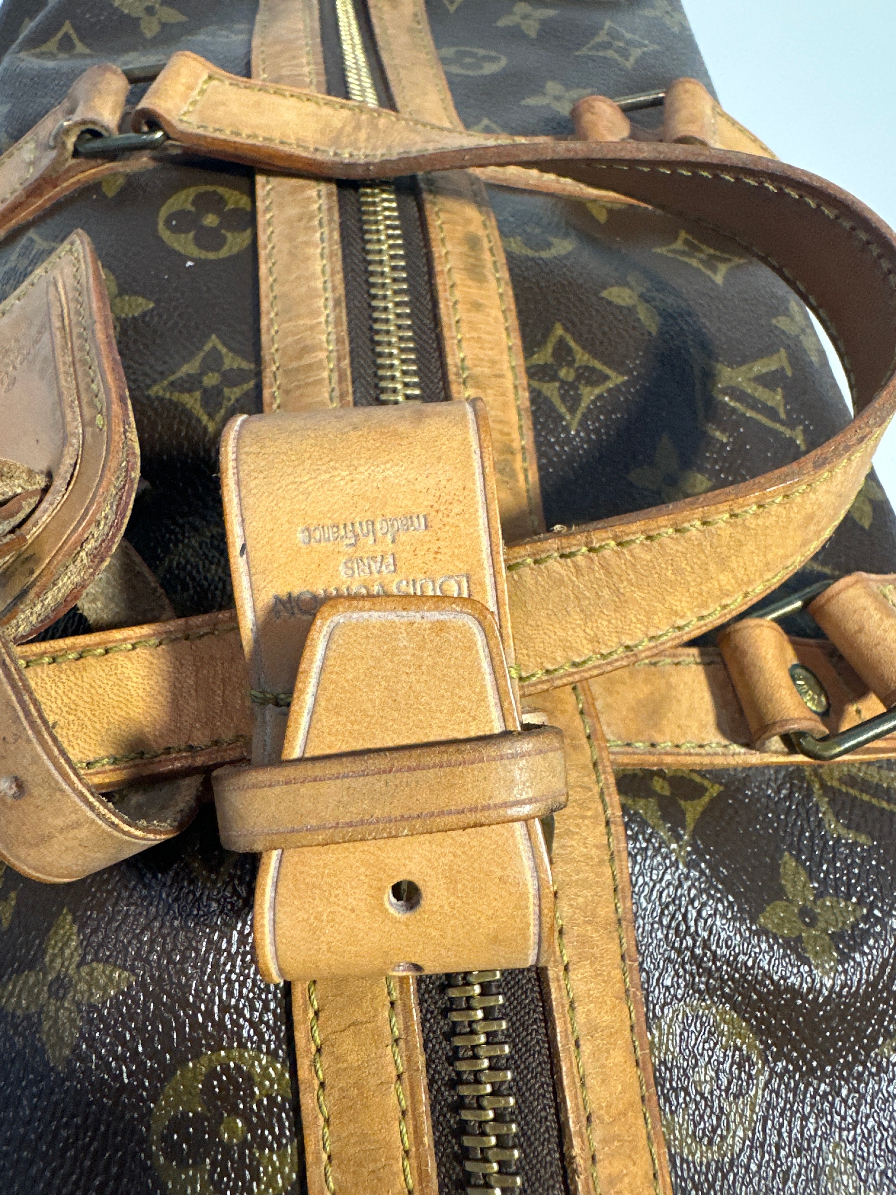Vintage Louis Vuitton Monogram Sac Souple 35 Travel Bag
