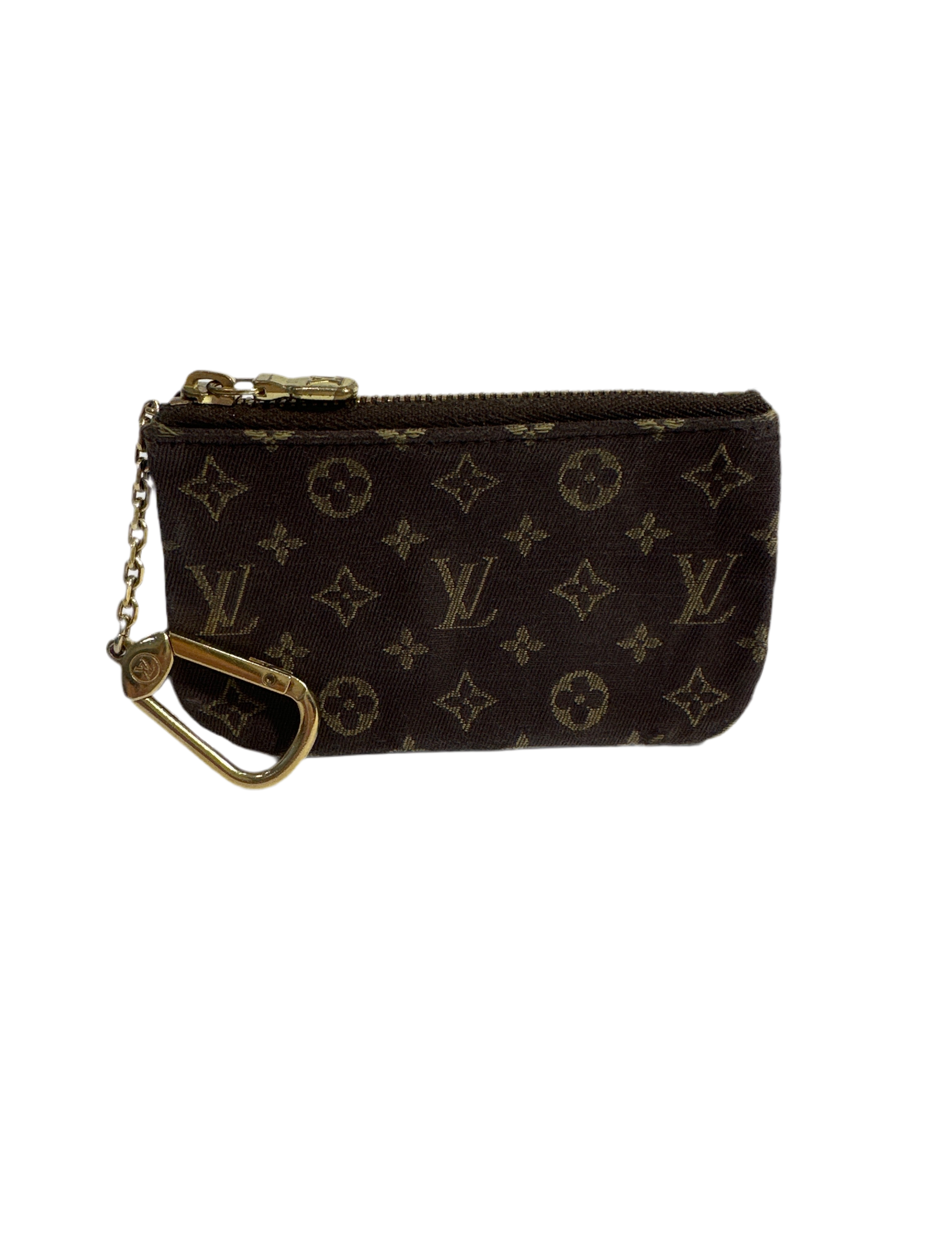 Louis Vuitton Vintage Mini Lin Monogram Key Cles Chain Pouch