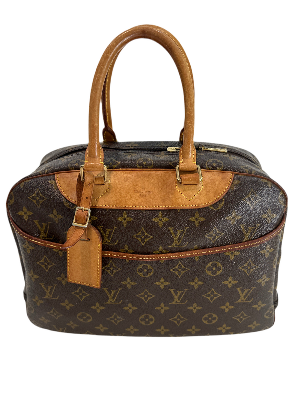 Vintage Louis Vuitton Deauville leather handbag