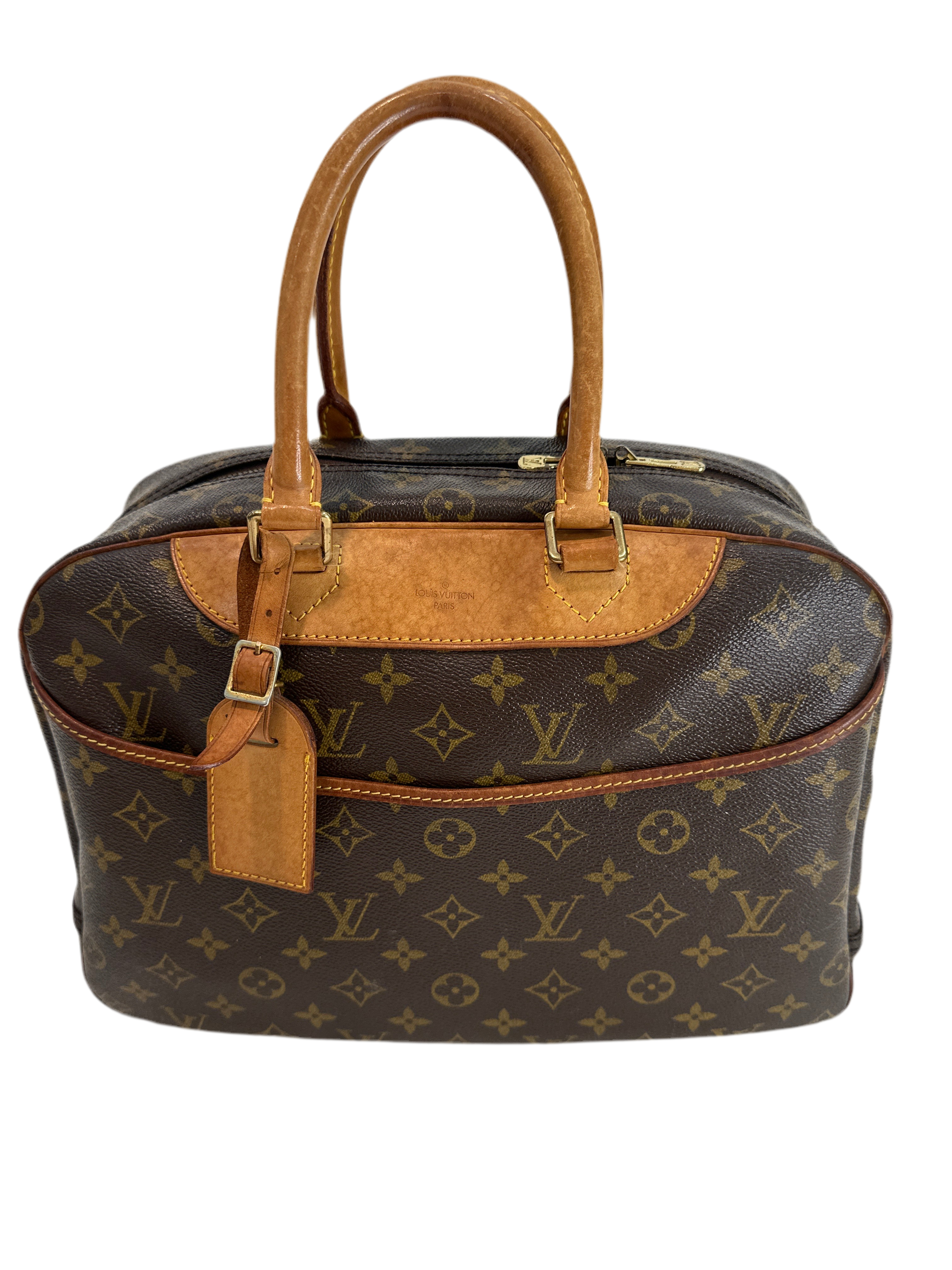 Vintage Louis Vuitton Deauville leather handbag