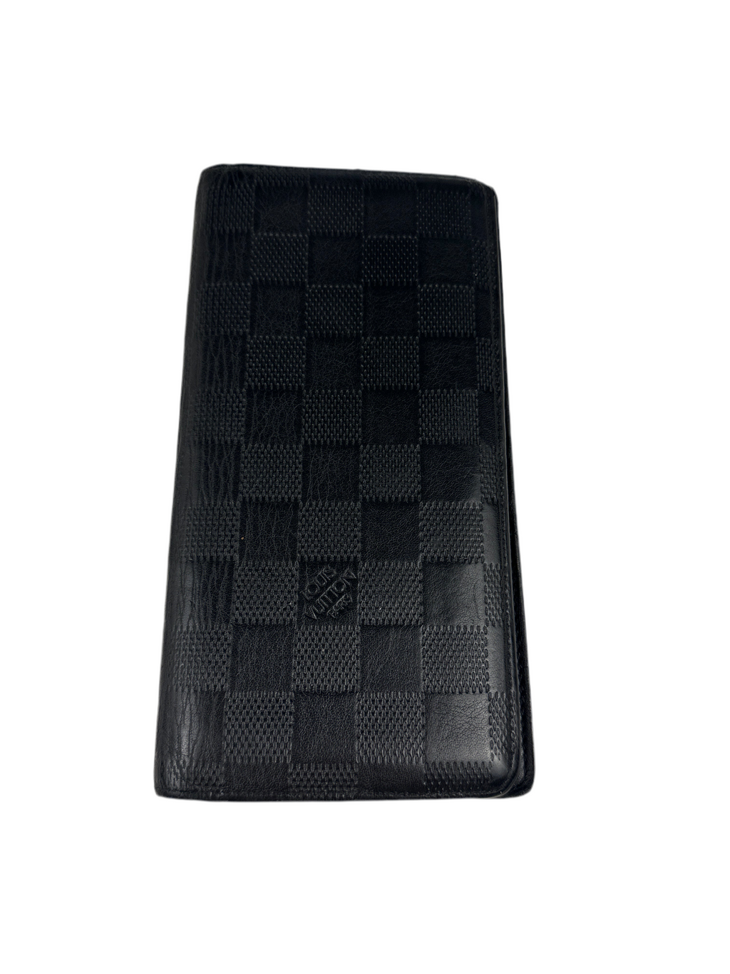 2014 Louis Vuitton Brazza Black Damier Graphite Canvas Long Wallet