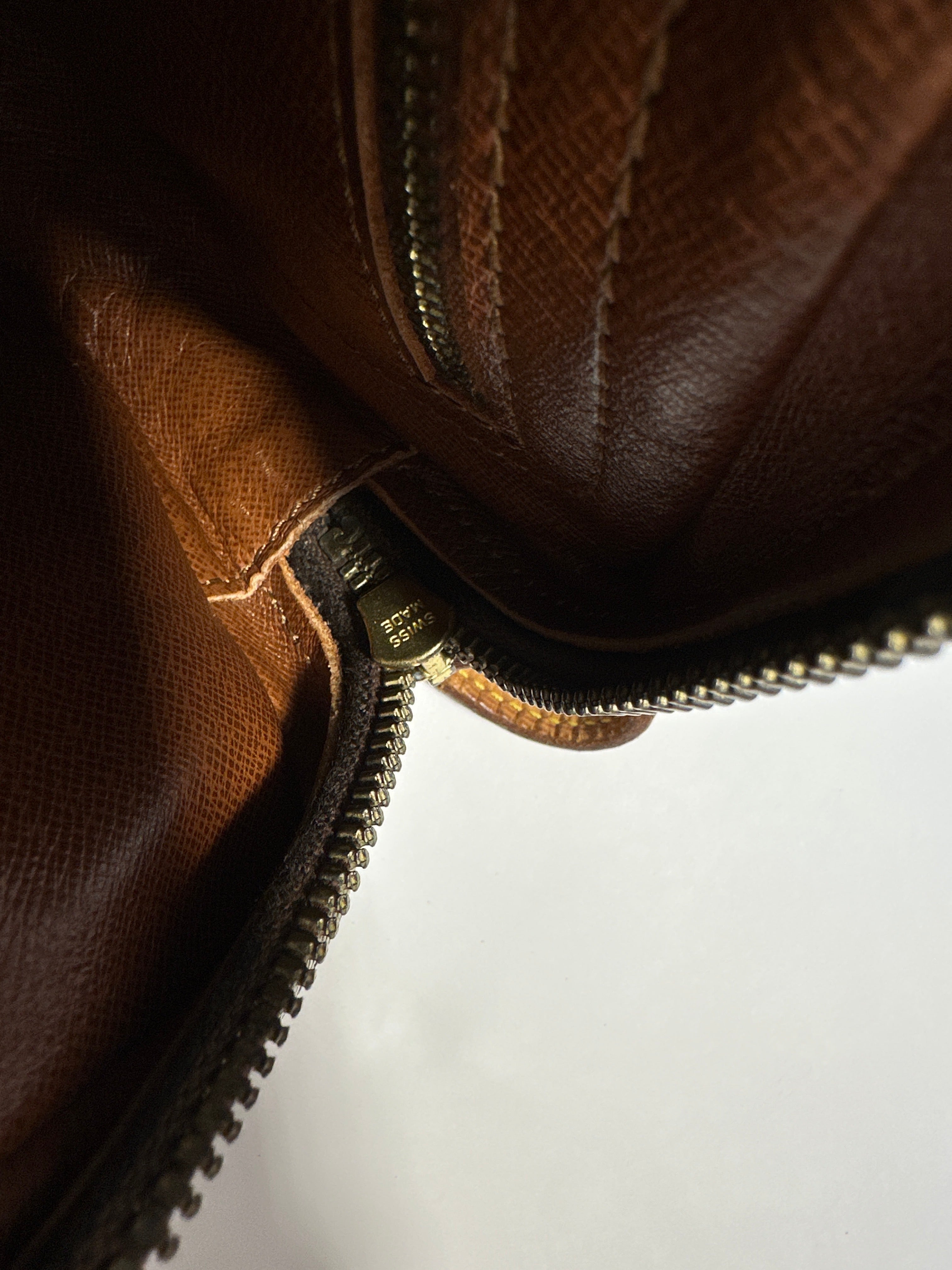 Vintage Louis Vuitton Monogram Jeune Fille Shoulder Bag Brown