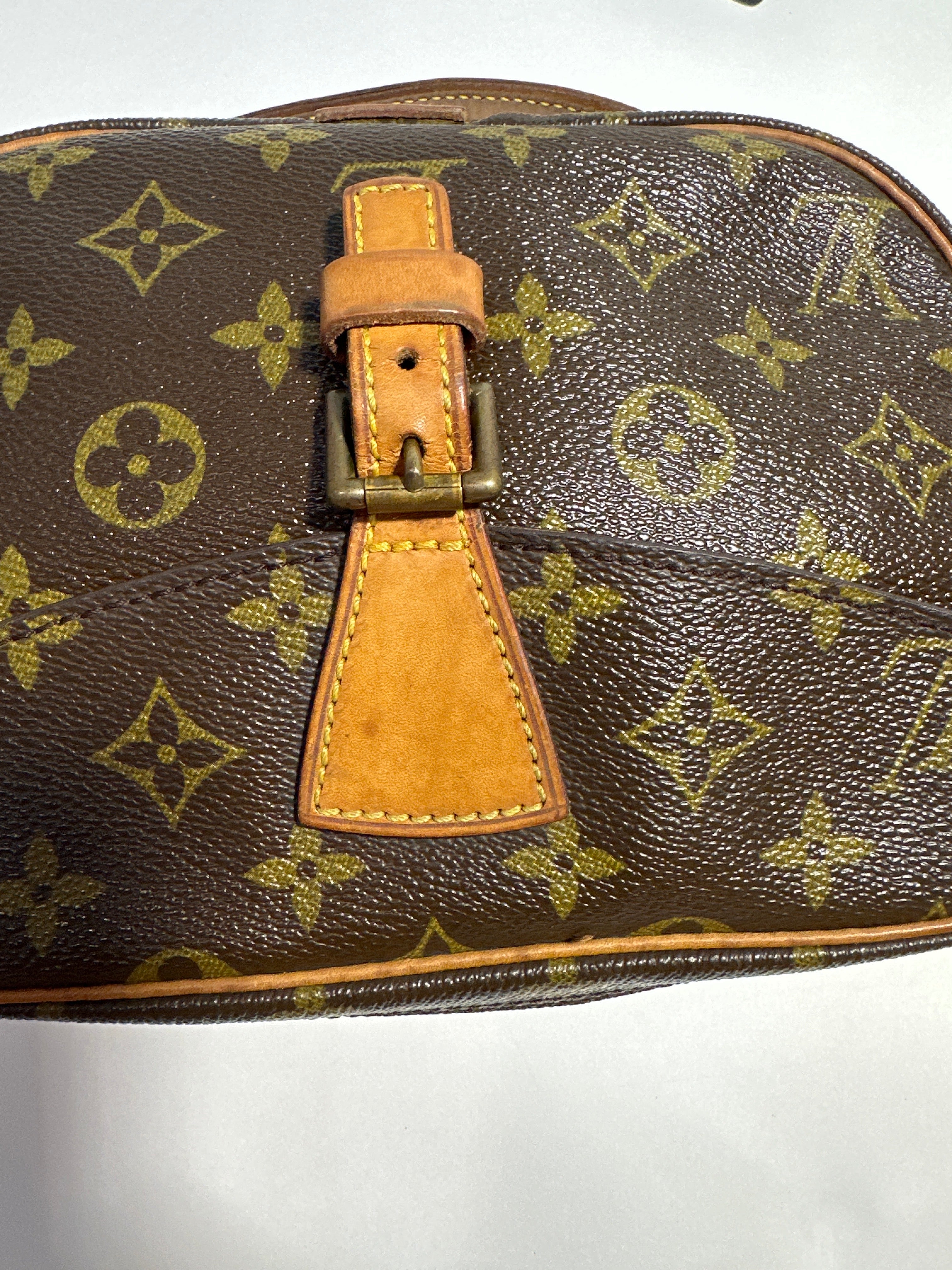 Vintage Louis Vuitton Monogram Jeune Fille Shoulder Bag Brown