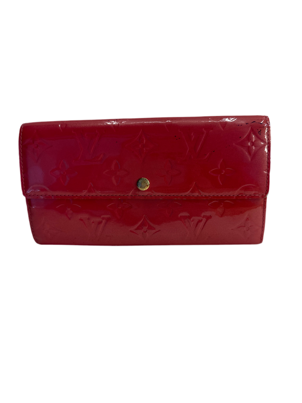 LOUIS VUITTON Portefeuille Sarah Monogram Vernis