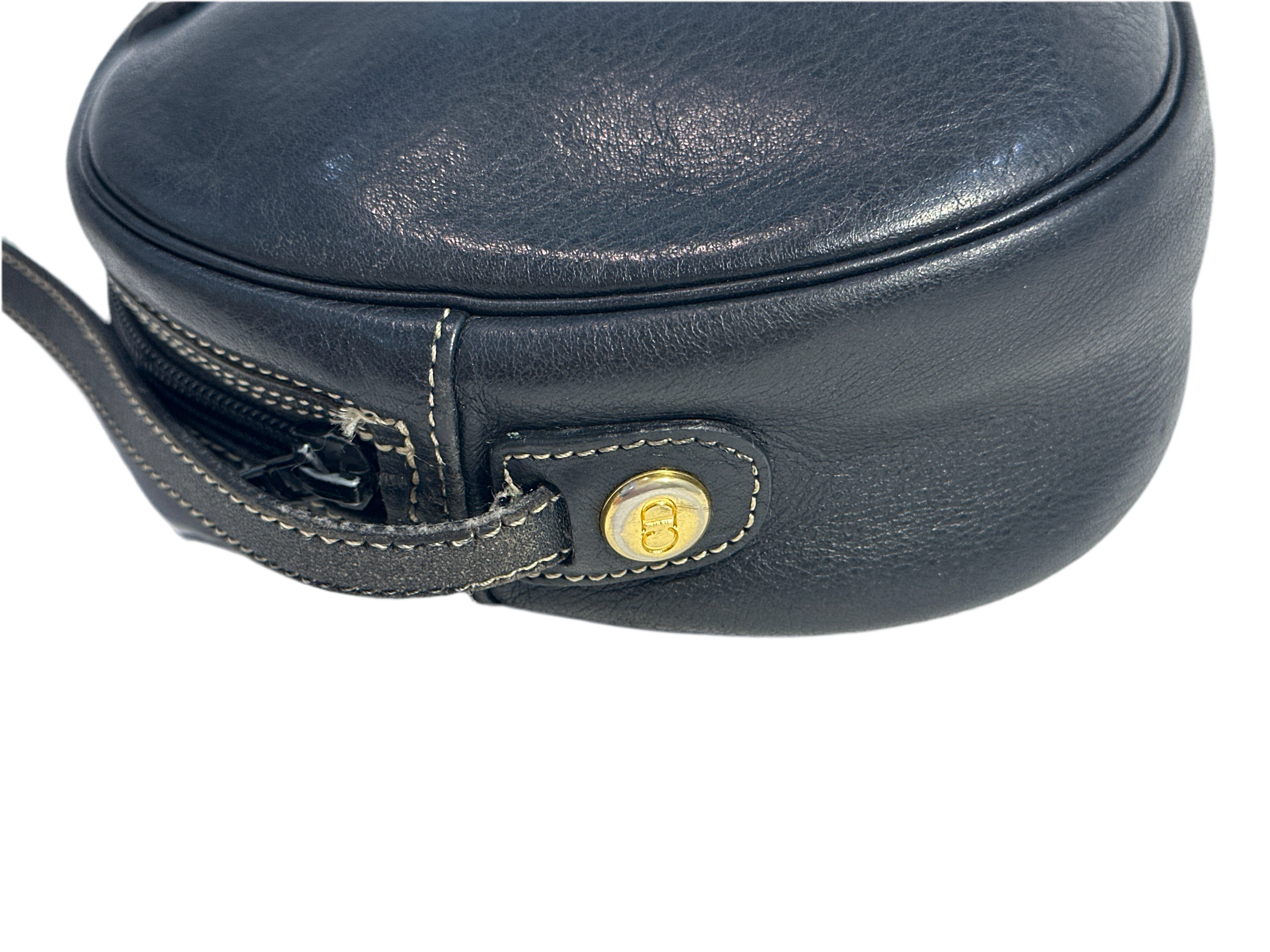 Vintage Christian Dior Leather Shoulder & Crossbody Bag