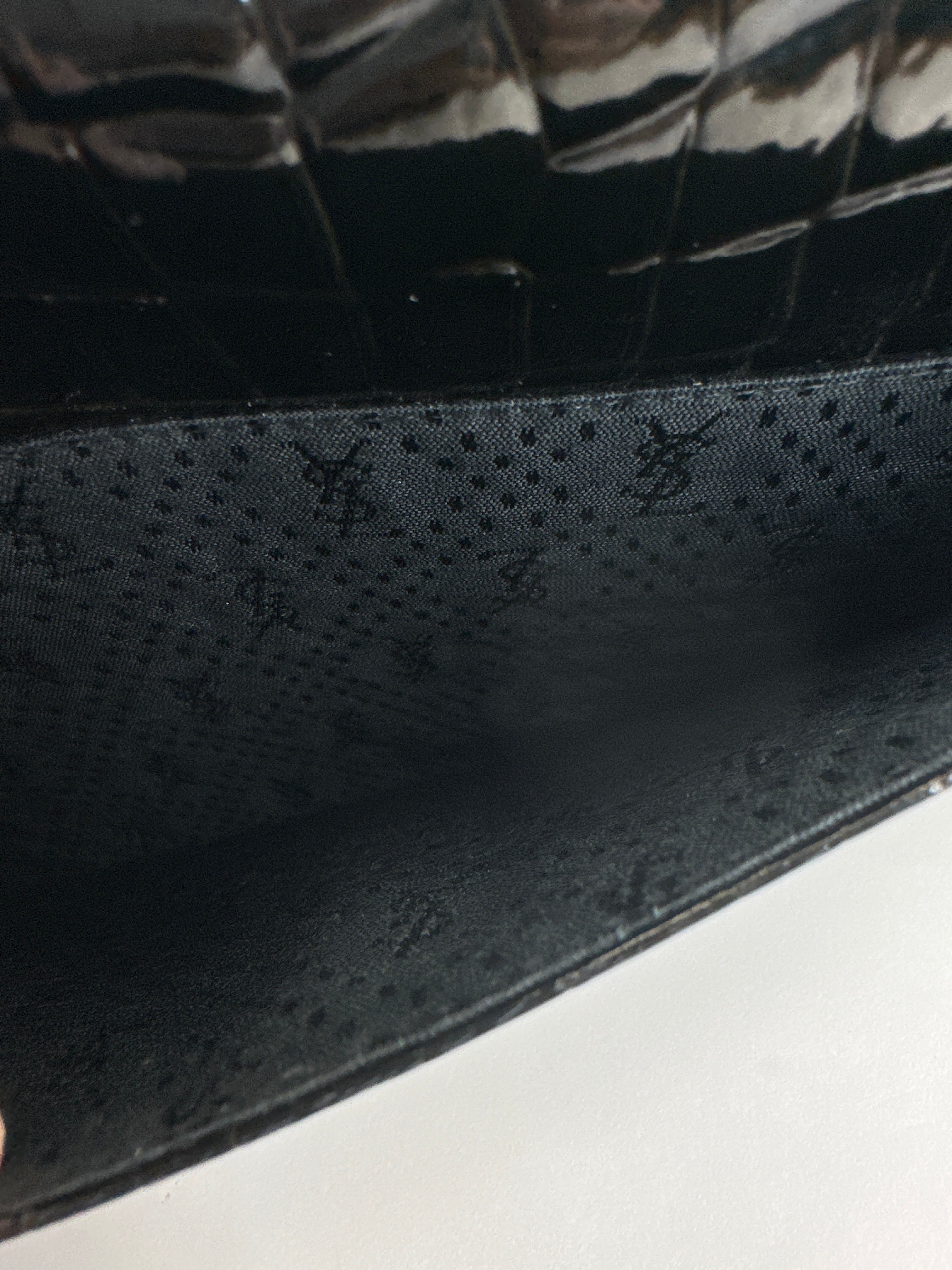 Vintage Yves Saint Laurent Vegan leather clutch bag