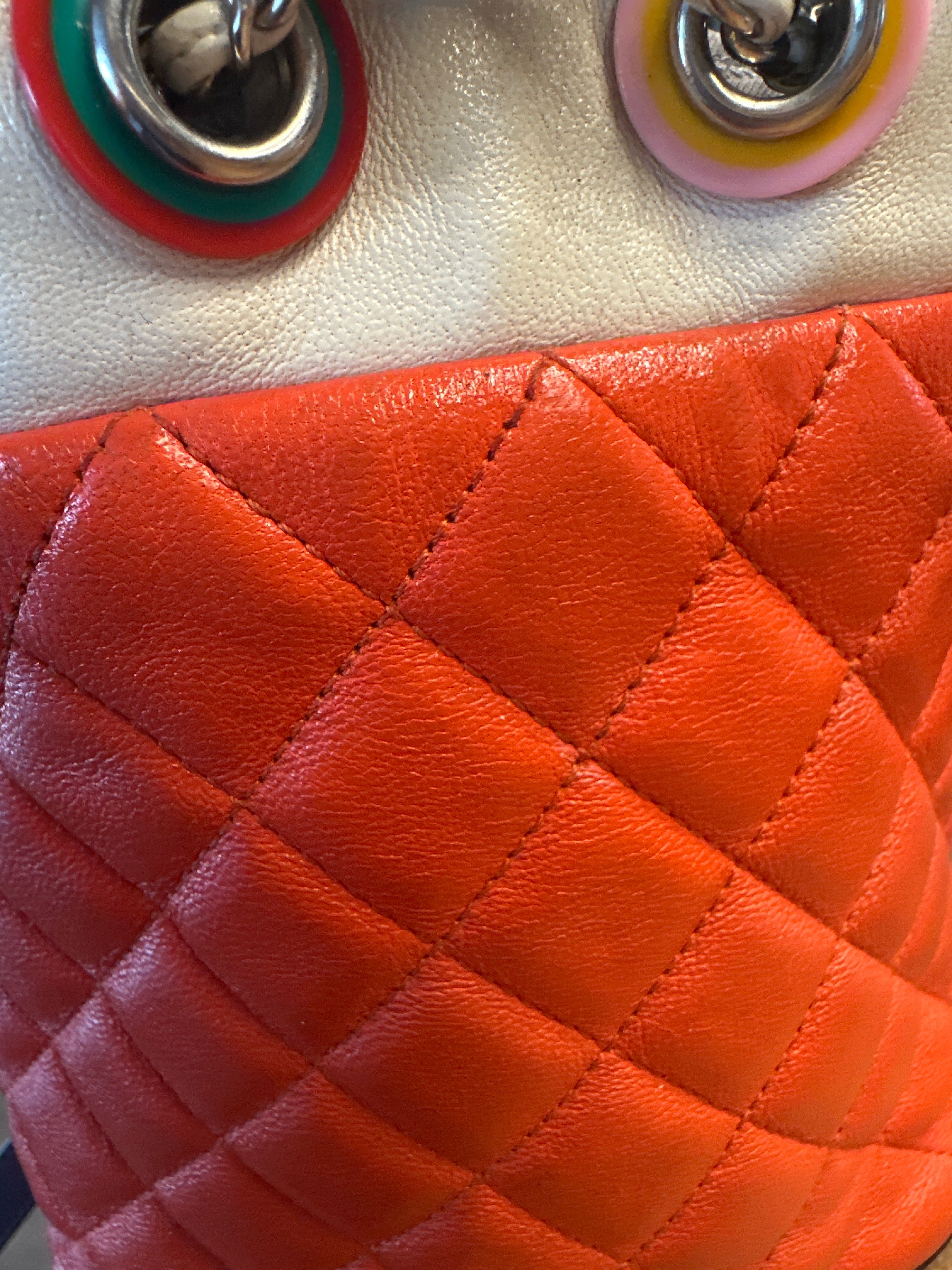 Chanel Cuba Color Chain Bucket Bag with COA