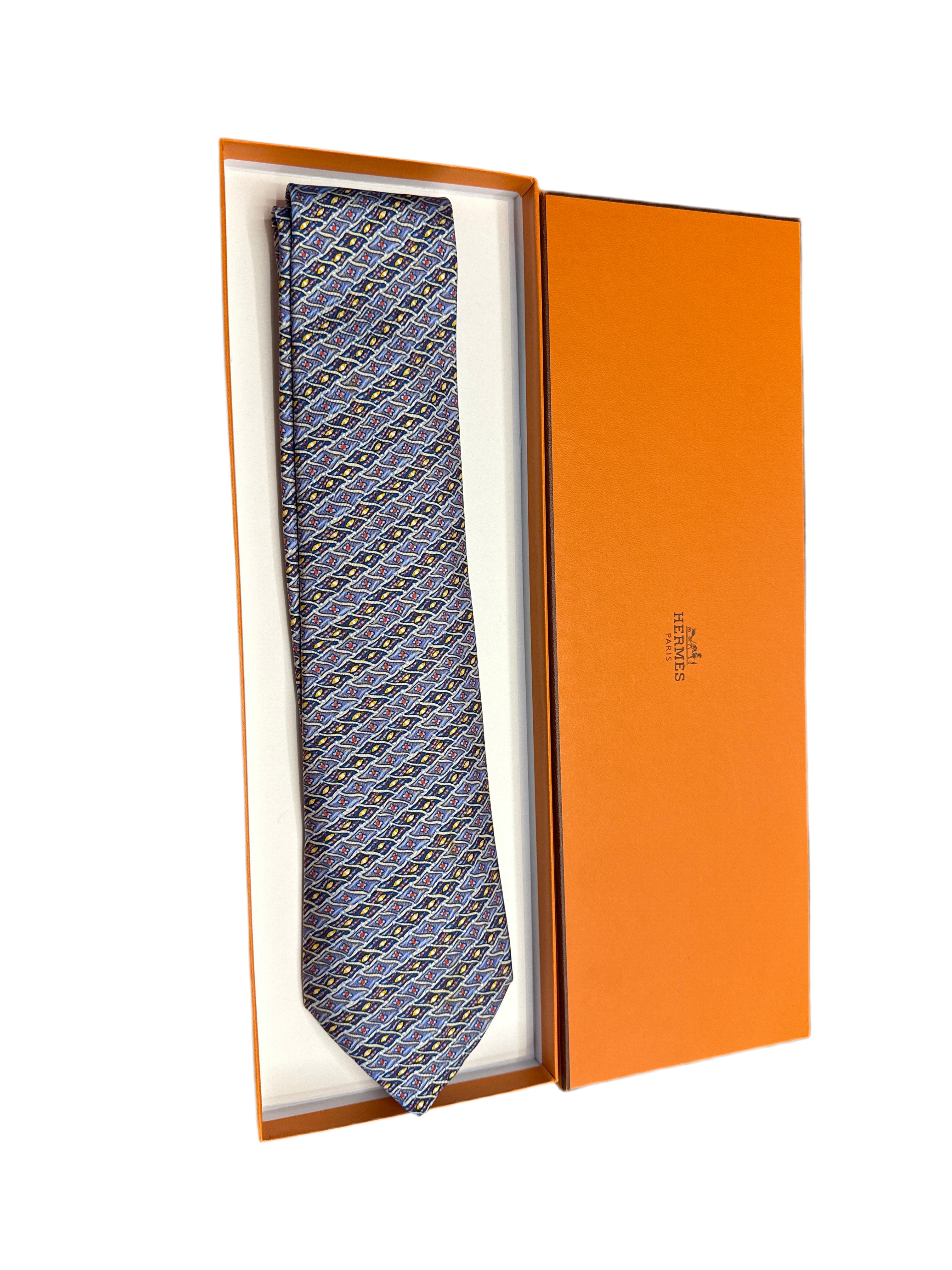 Hermès Tie 100% Silk