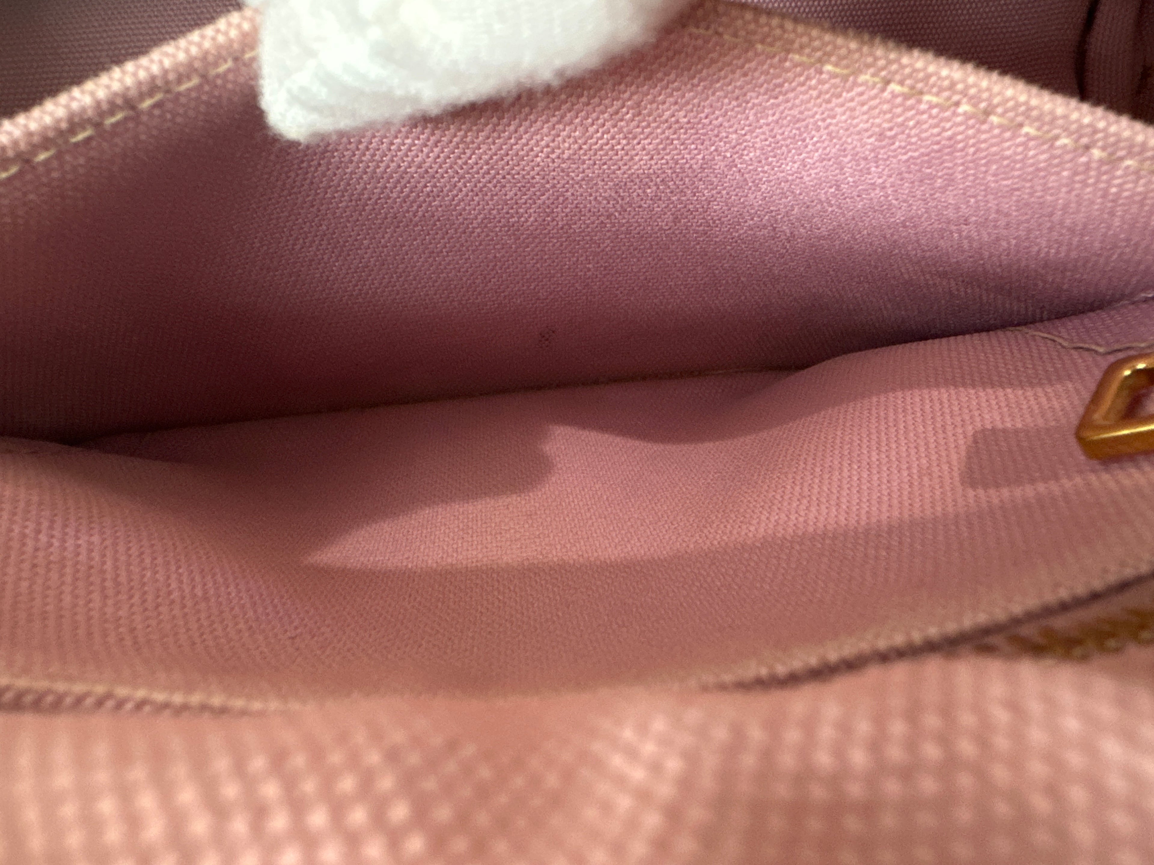 Prada Canapa Small Logo Tote in Pink