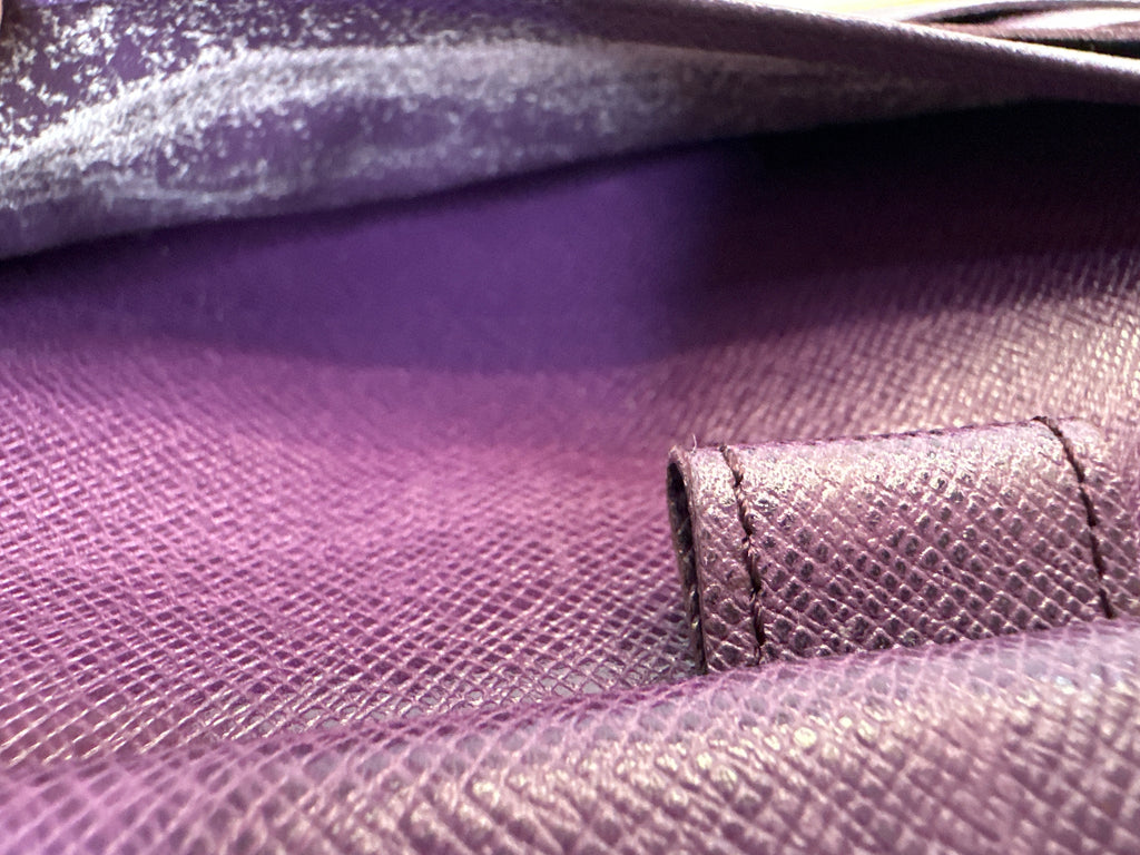 LOUIS VUITTON Wallet Yellow Epi Porte Tresor International Trifold