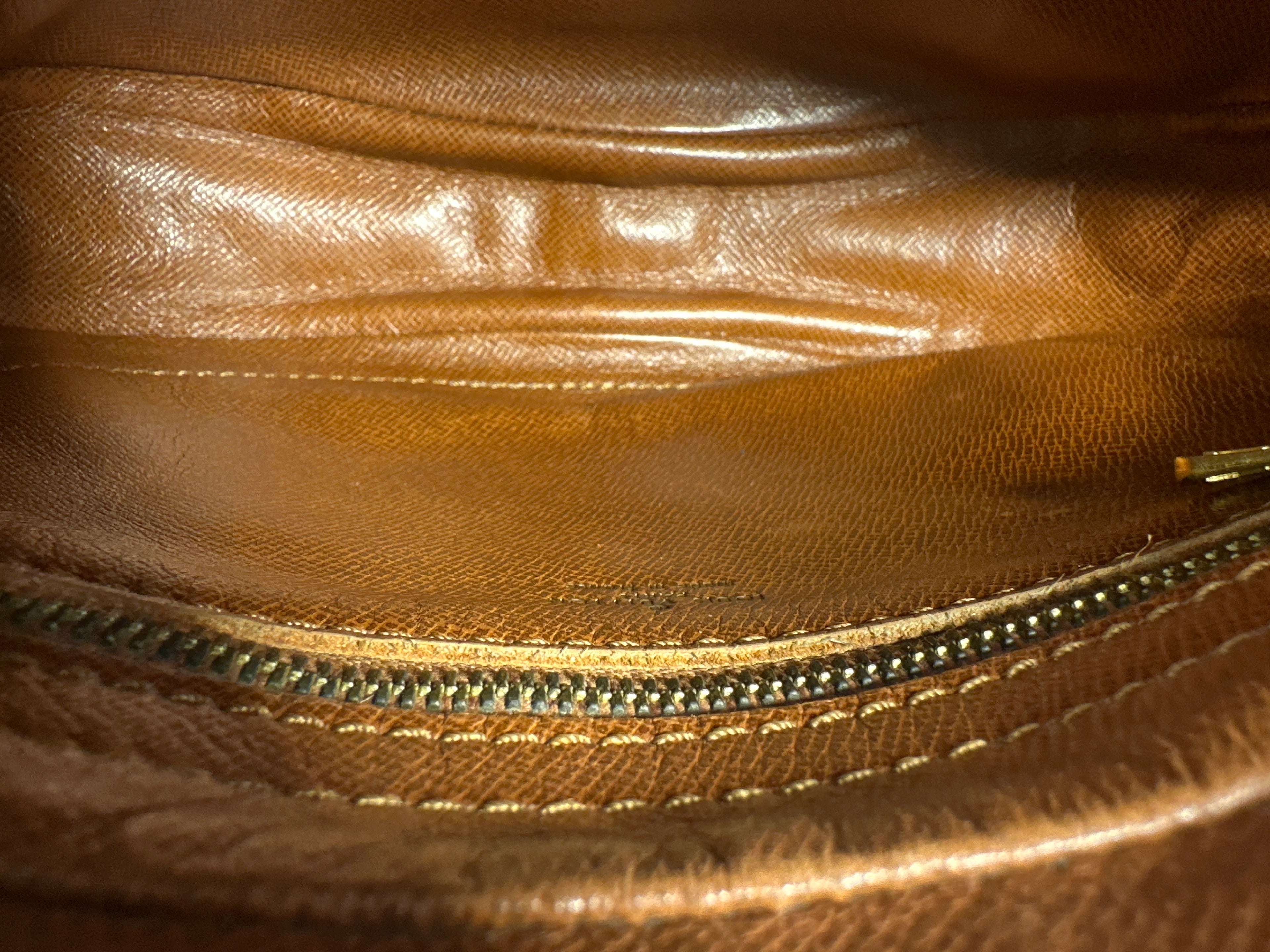 Vintage Louis Vuitton Monogram Jeune Fille Shoulder Bag Brown