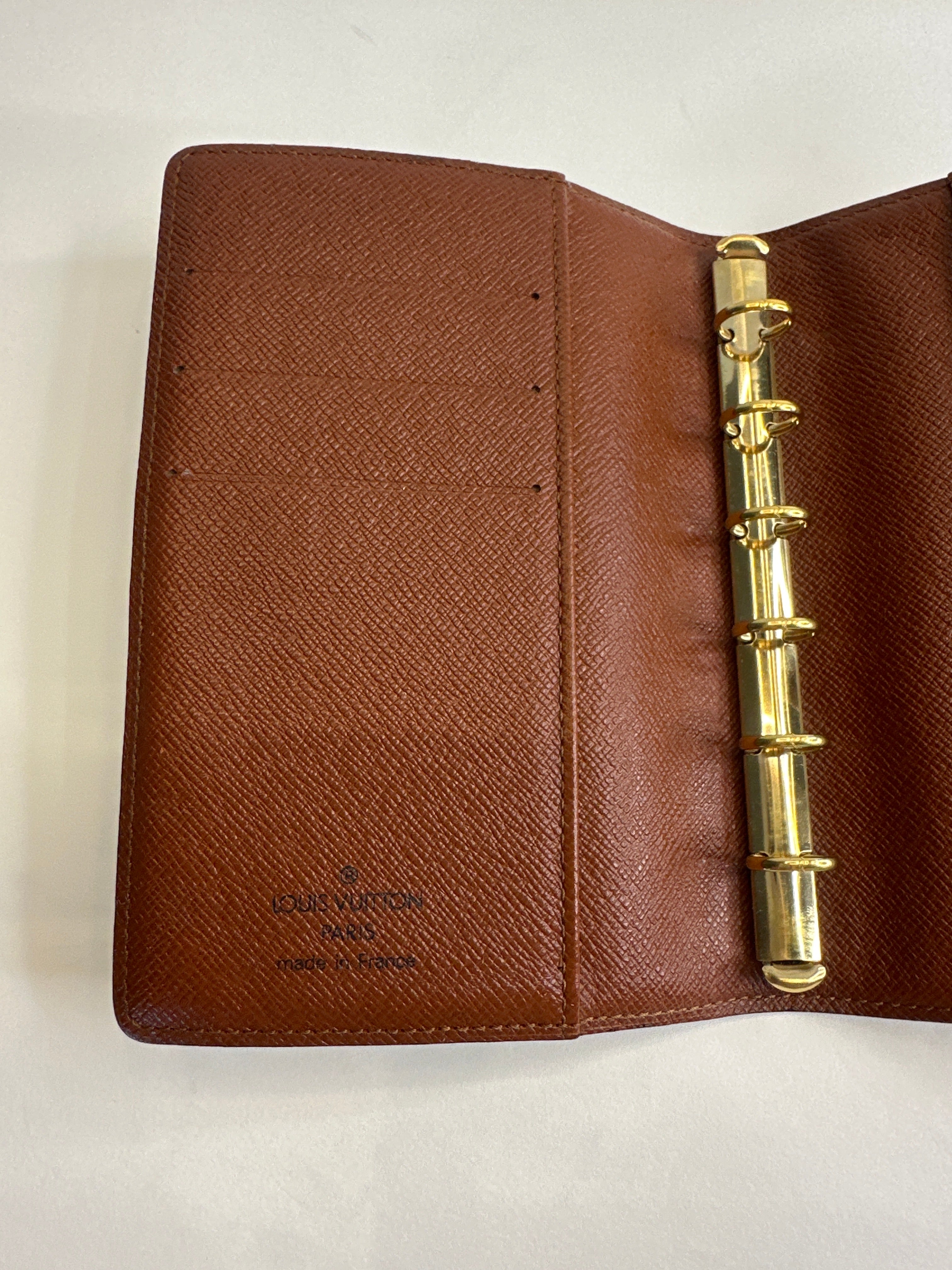 Vintage Louis Vuitton Small Ring Agenda Cover 2001