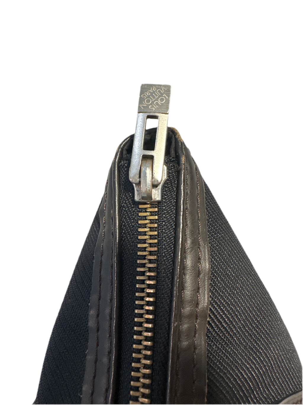 Louis Vuitton Cougar Damier Jean Tote Bag Black Brown with COA