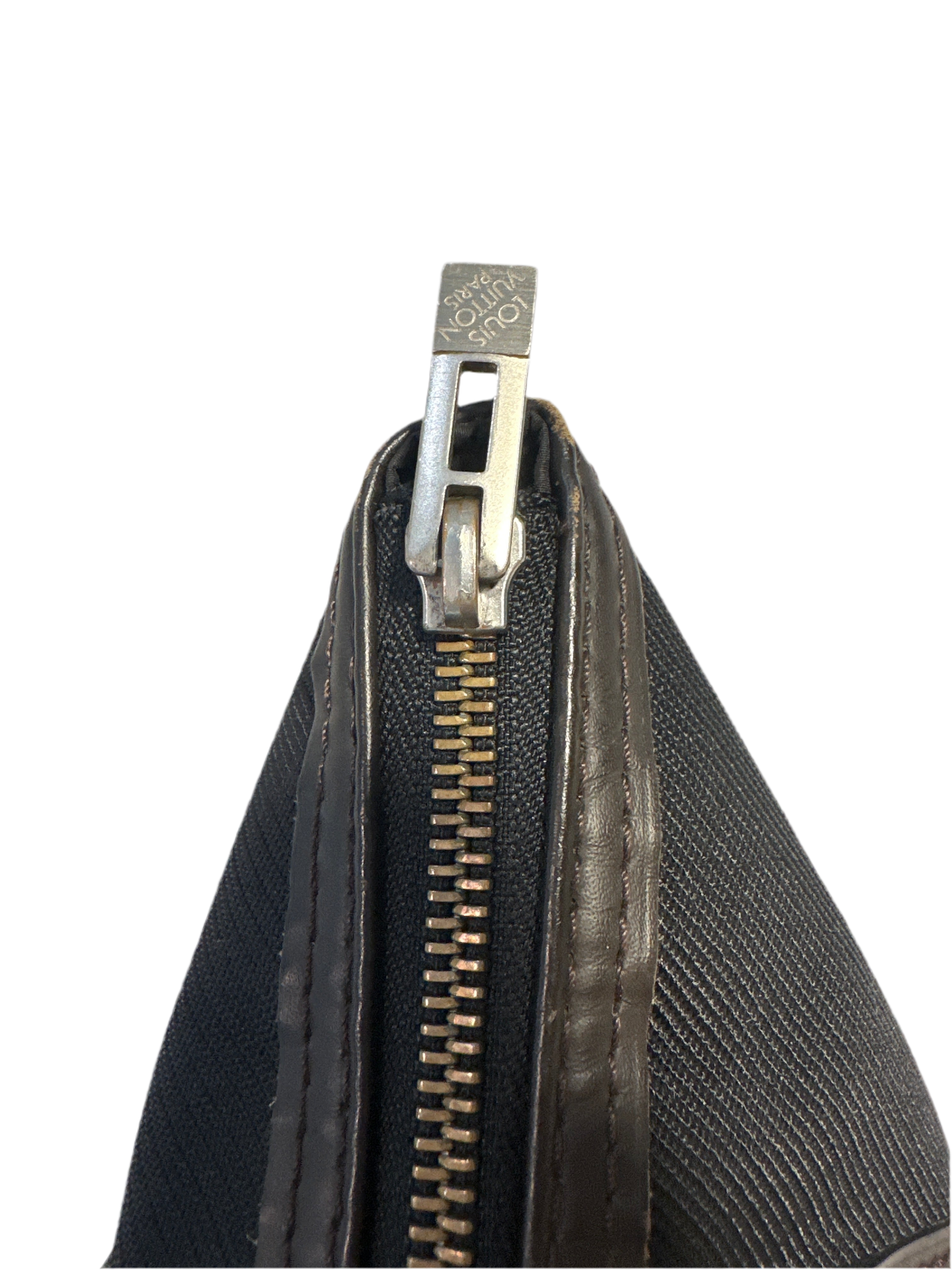 Louis Vuitton Cougar Damier Jean Tote Bag Black Brown with COA