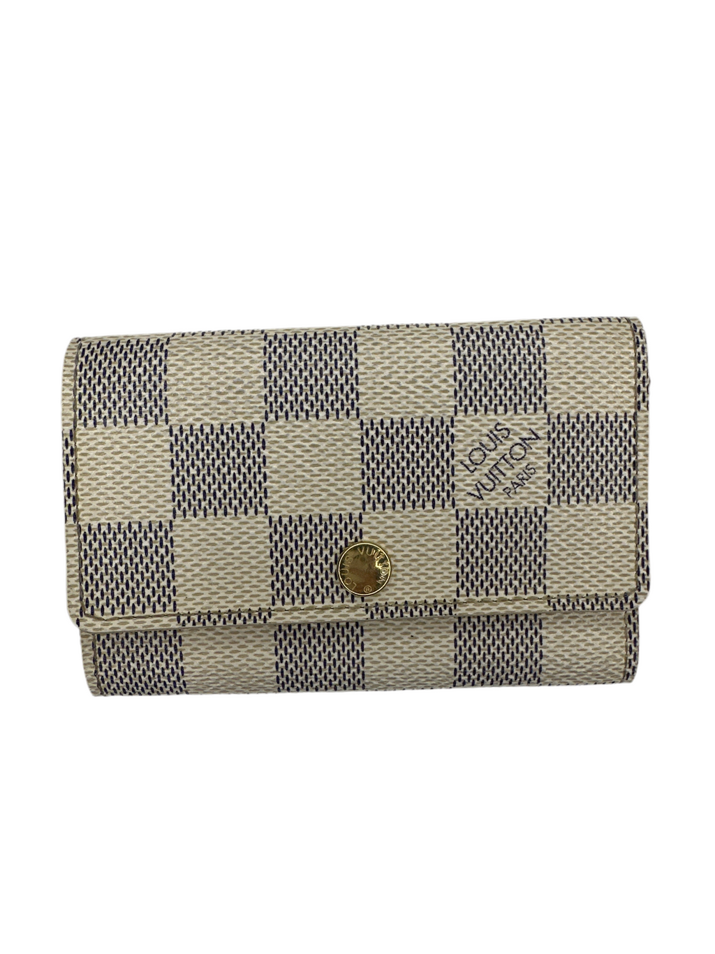 Louis Vuitton Damier Azur 6 Ring Key Case