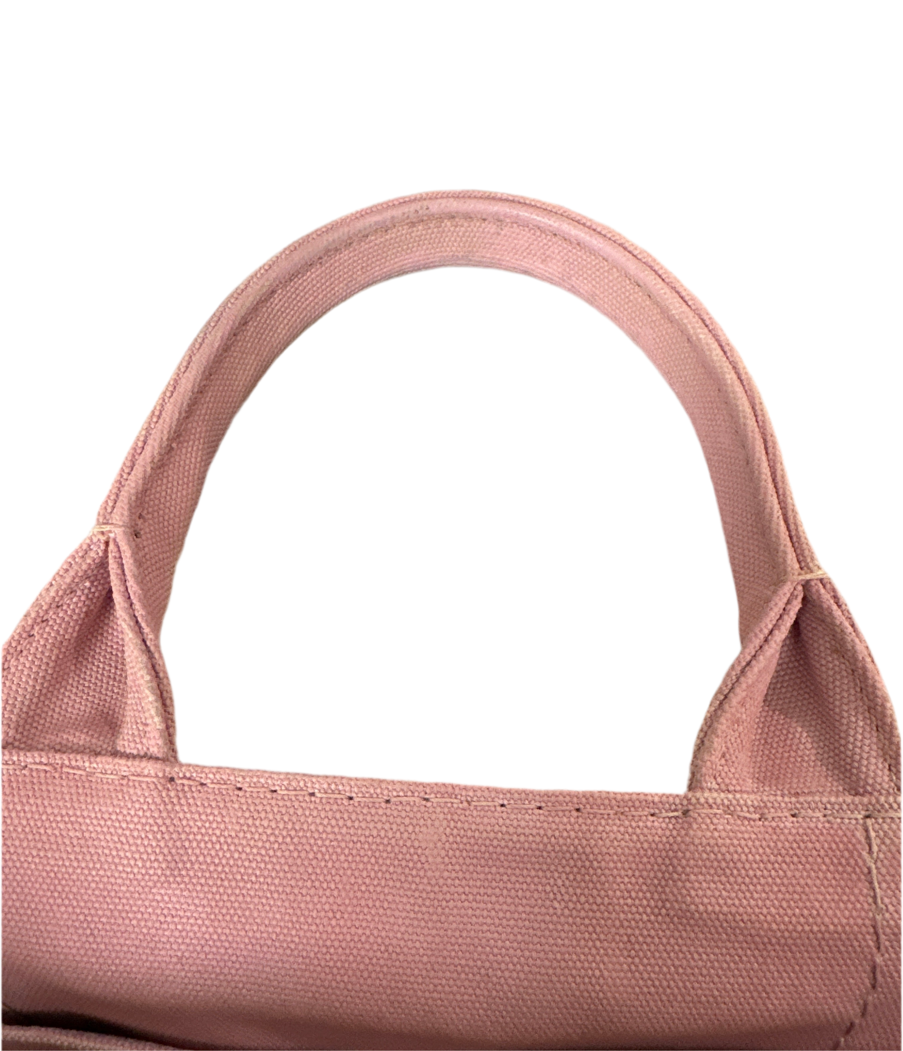 Prada Canapa Small Logo Tote in Pink