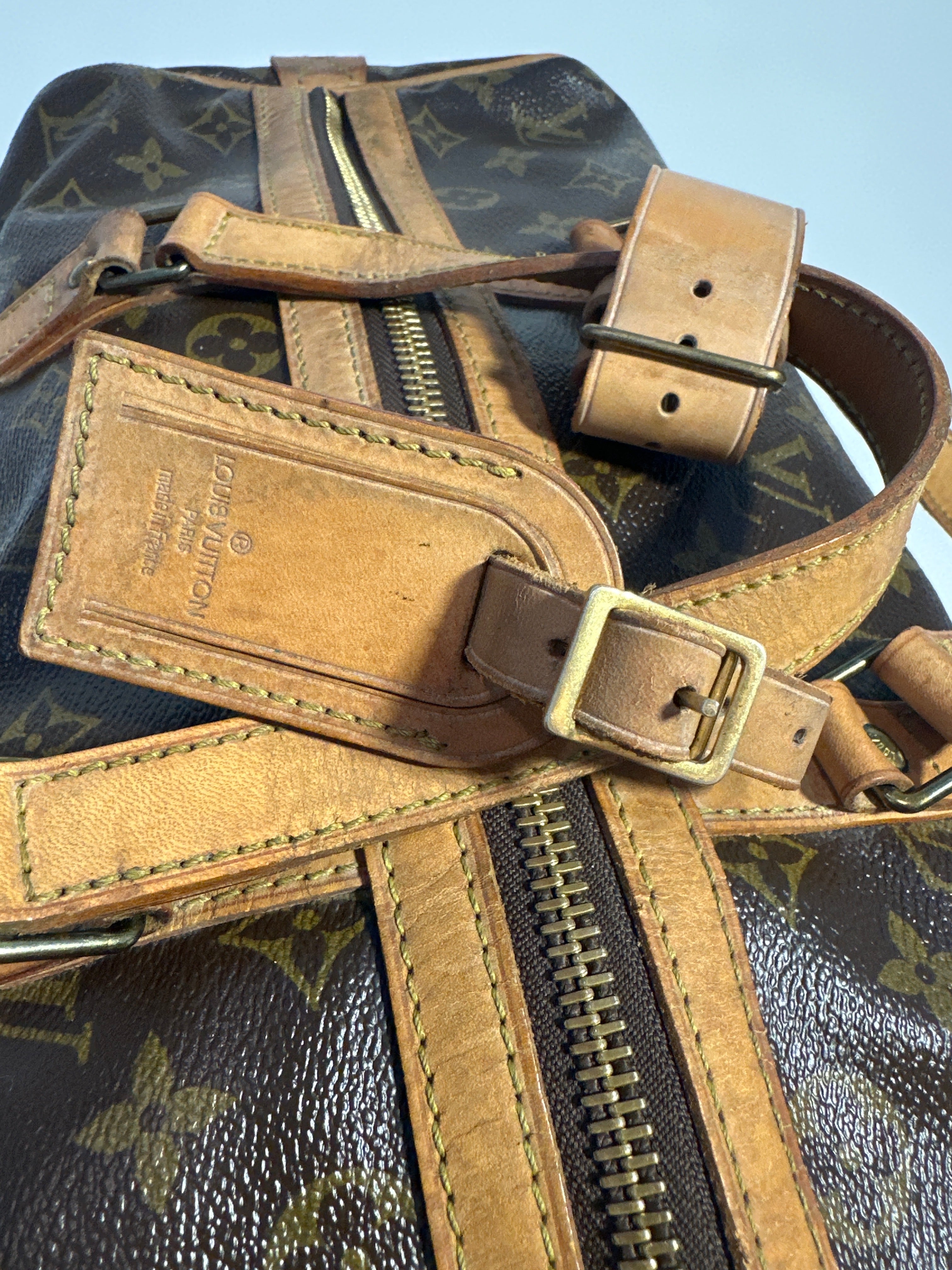 Vintage Louis Vuitton Monogram Sac Souple 35 Travel Bag