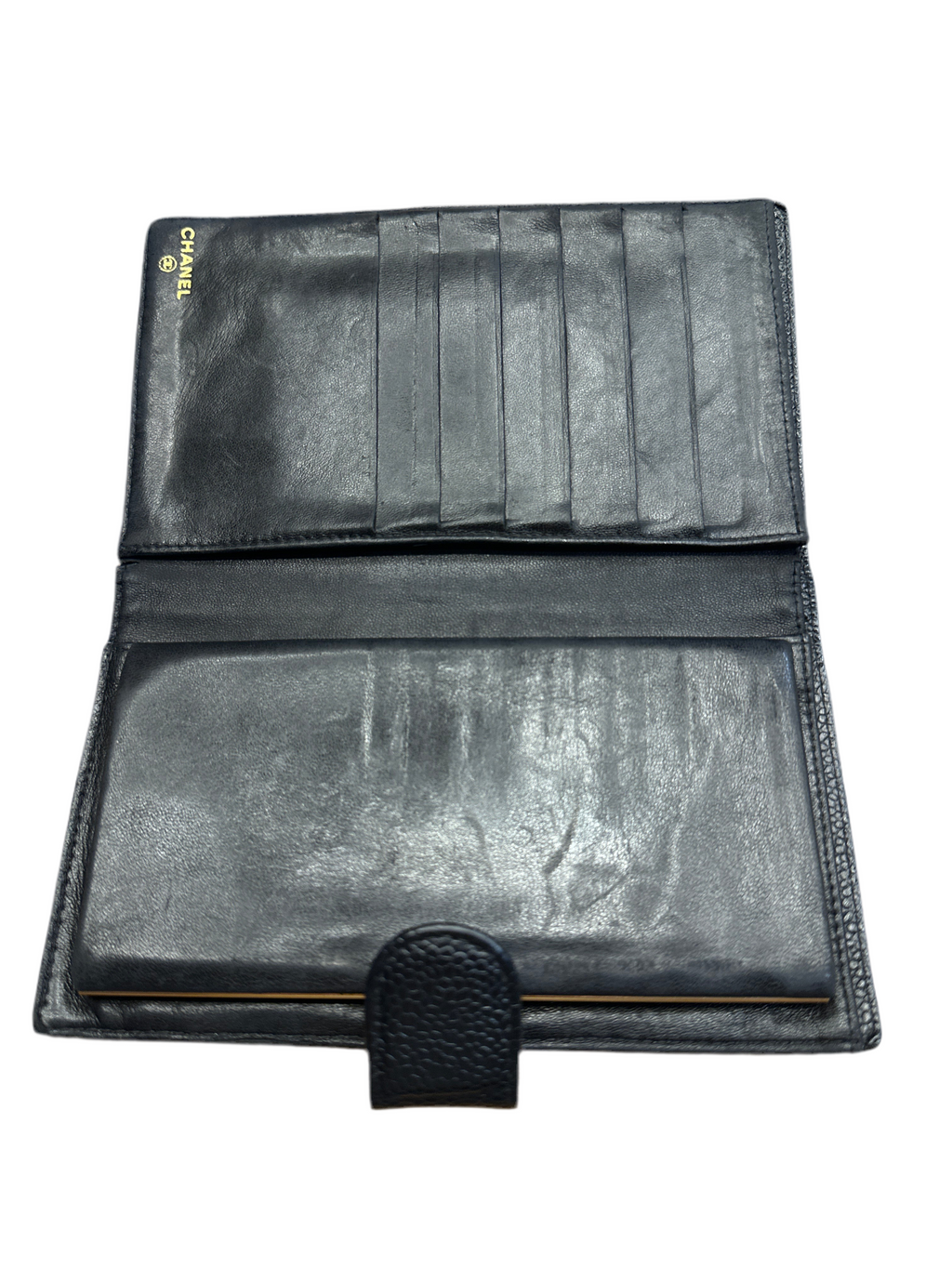 Vintage Chanel Timeless CC Caviar Wallet