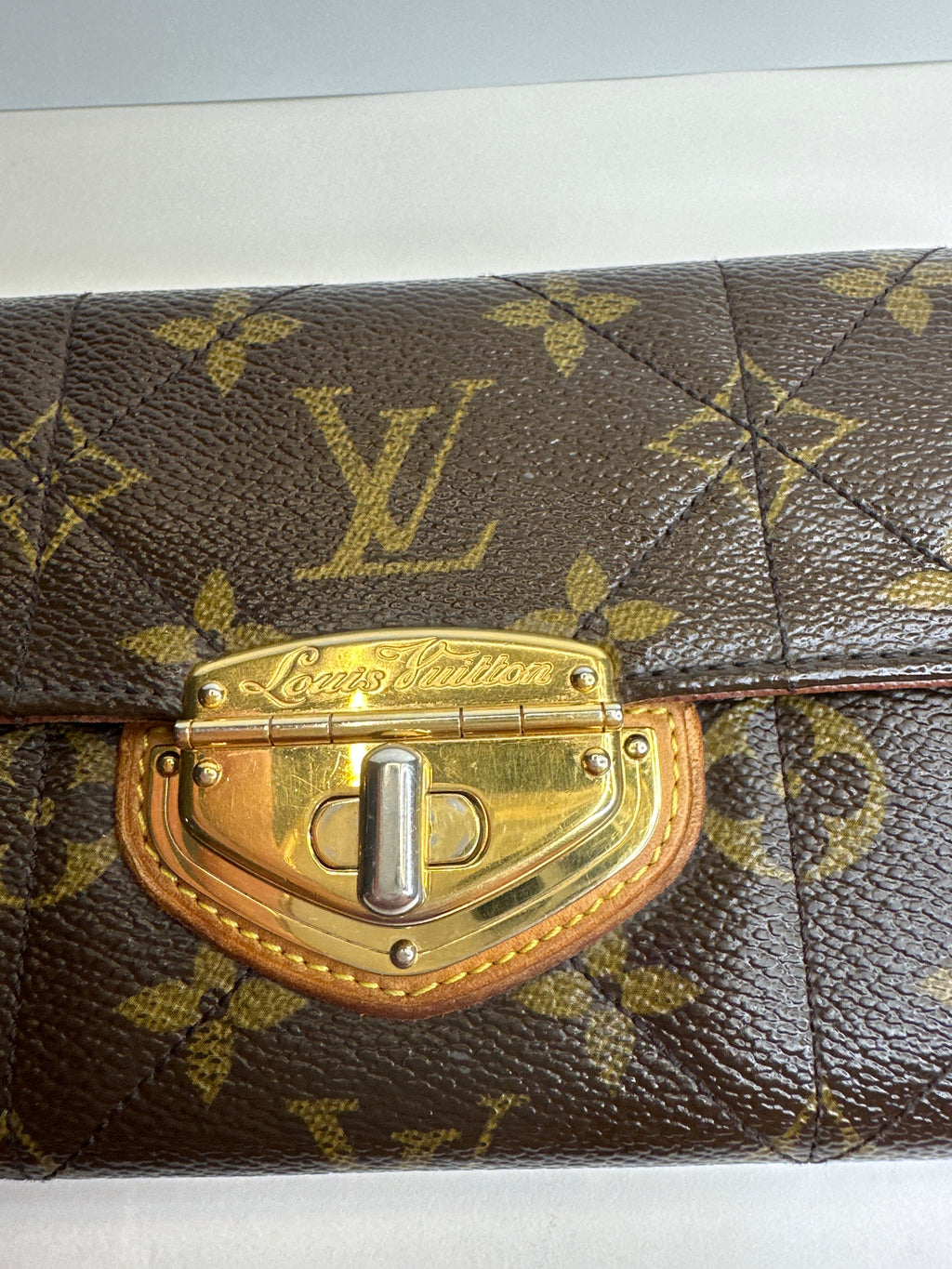 Louis Vuitton Portefeuille Sarah Monogram Etoile Long Wallet Brown