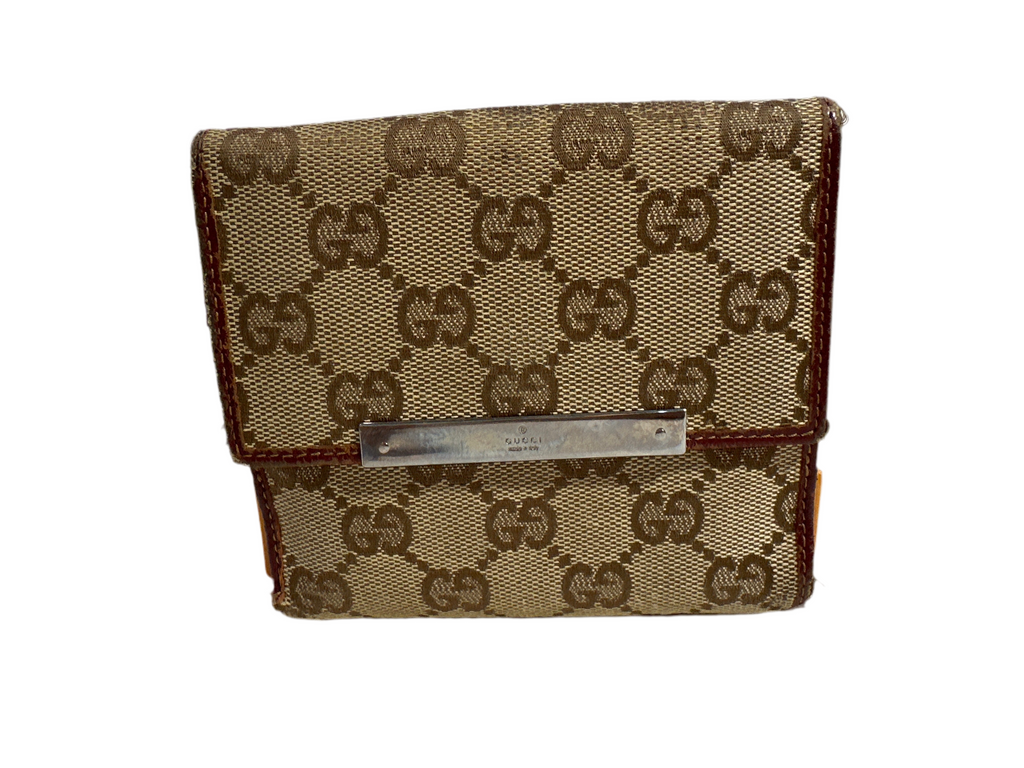 Gucci GG Canvas Compact Wallet