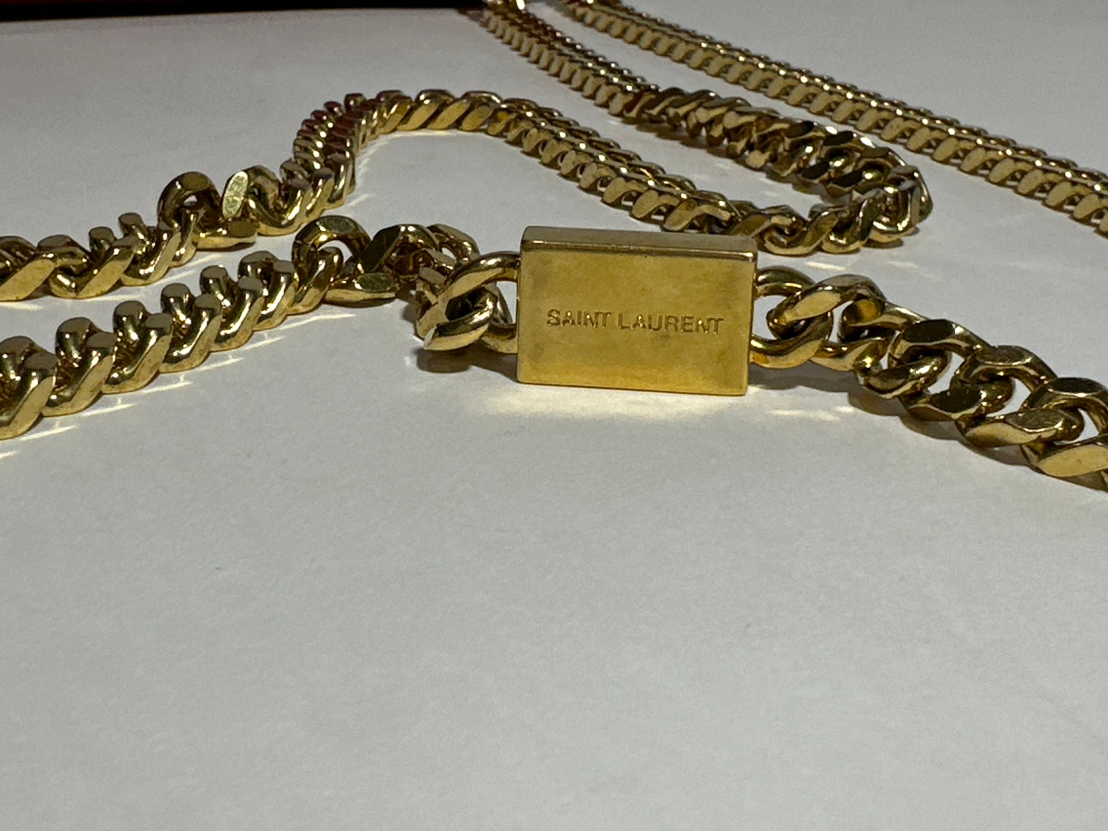 Saint Laurent Shoulder Red Kate Tassel Bag