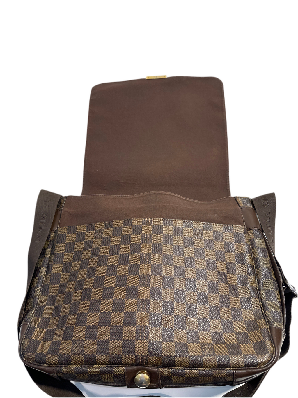 Louis Vuitton Damier Ebene Canvas and Leather Bastille Messenger