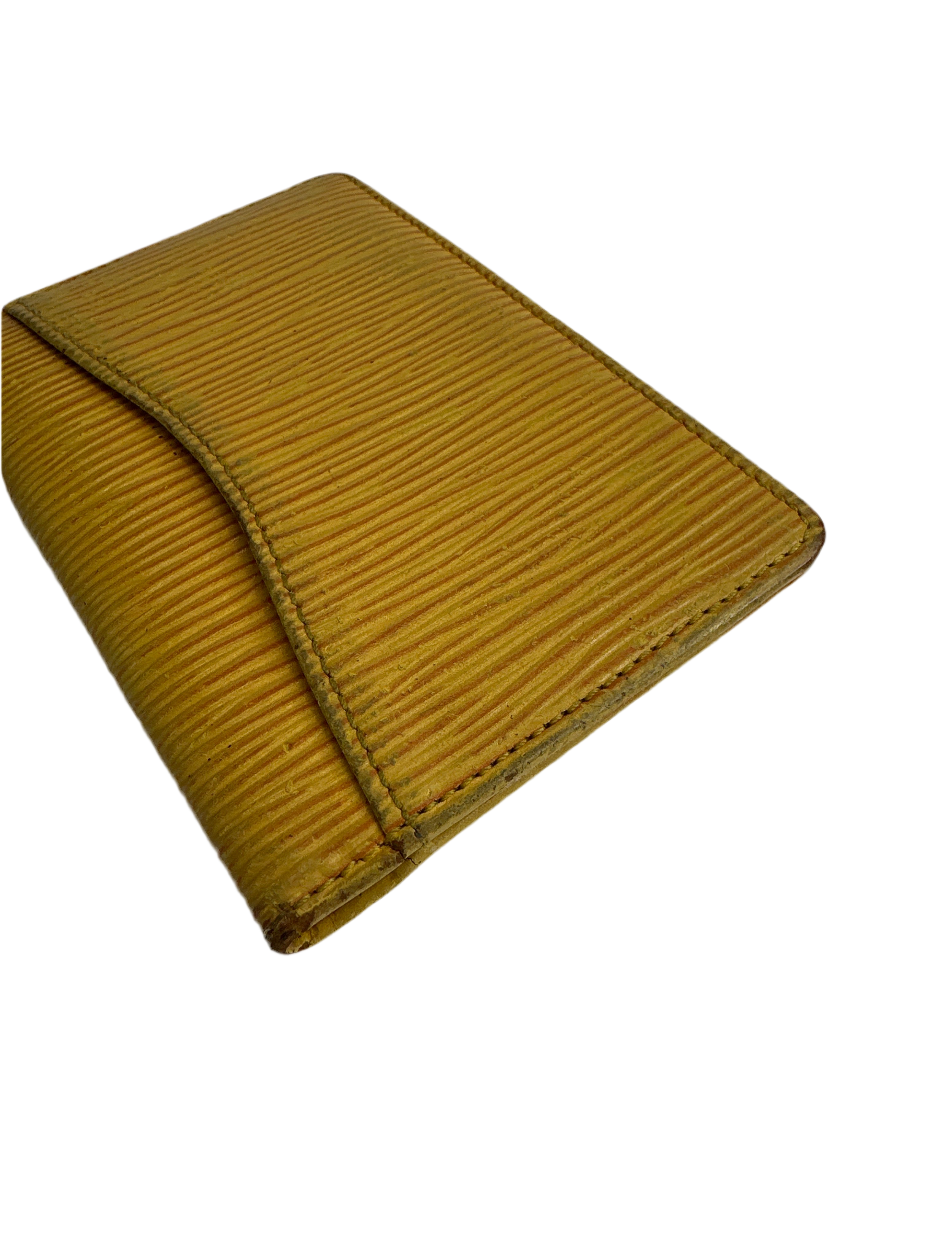 Vintage Louis Vuitton Yellow Pocket Organizer